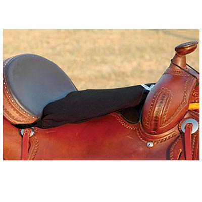 Image of Cashel Tush Cushion (Western) Saddle Cushion, Black