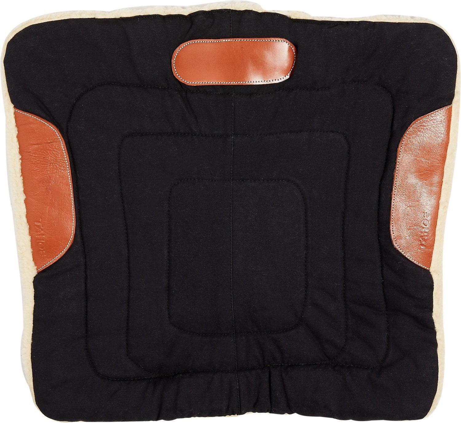 Image of Pony Contour Cut Canvas Western Saddle Pad with Fleece Lining by Tahoe Tack - Size 23