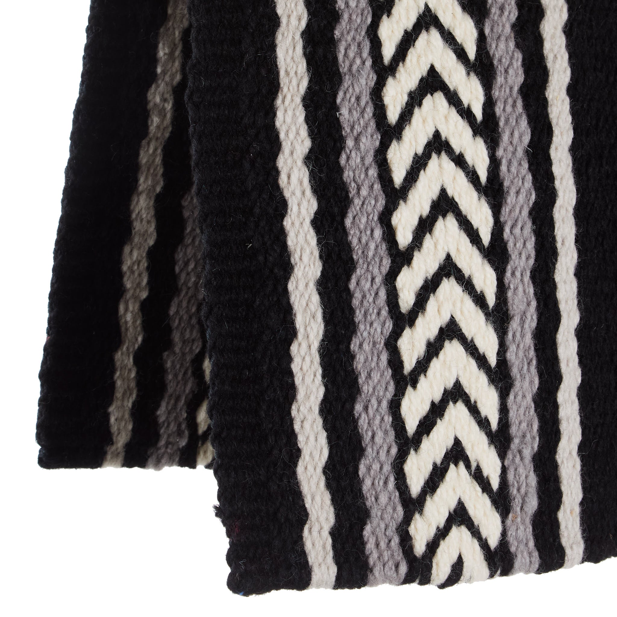 Image of 1425-4 Iron Horse 36inx34in New Zealand Wool Saddle Blanket MULTI