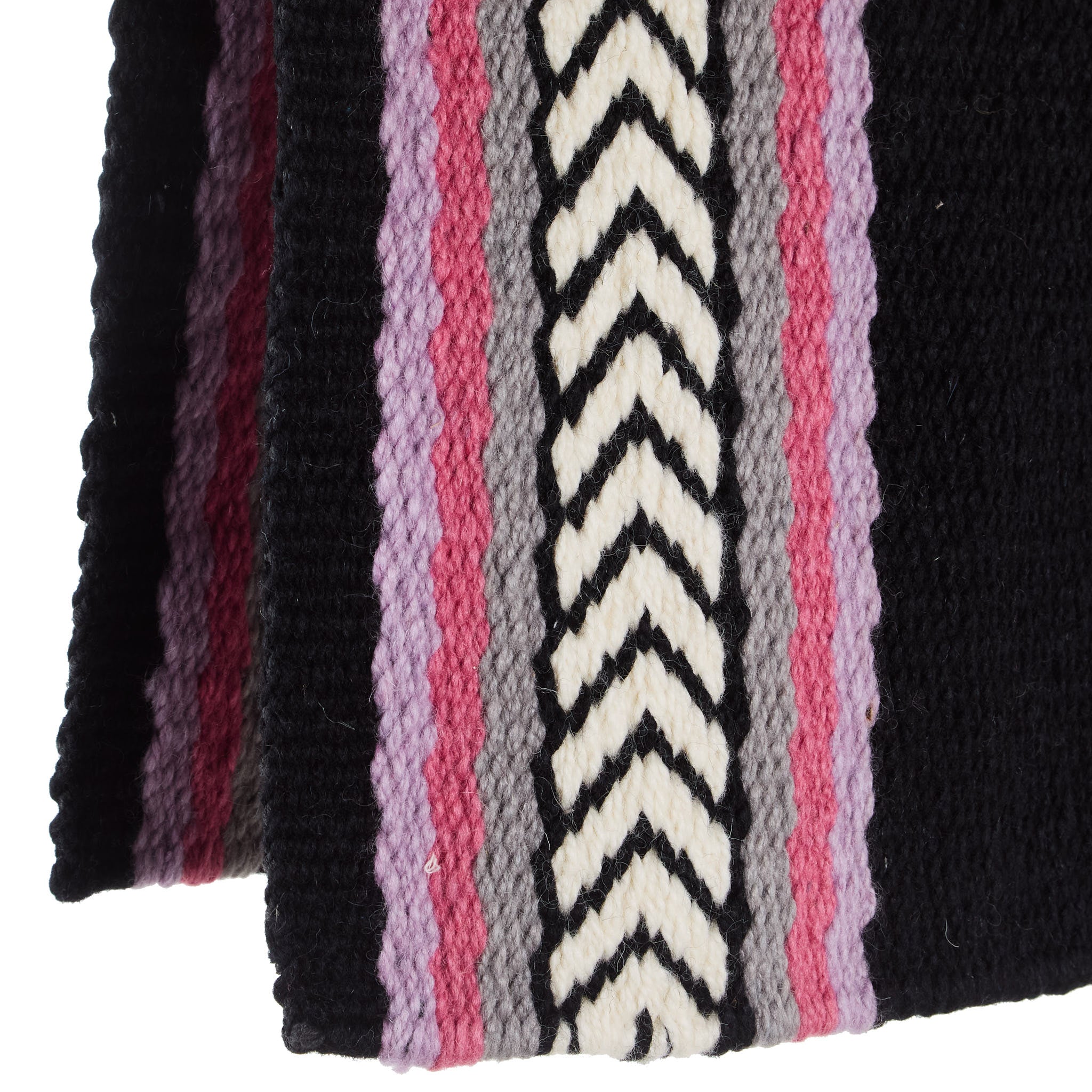 Image of 1425-5 Iron Horse 36x34 New Zealand Wool Saddle Blanket MULTI