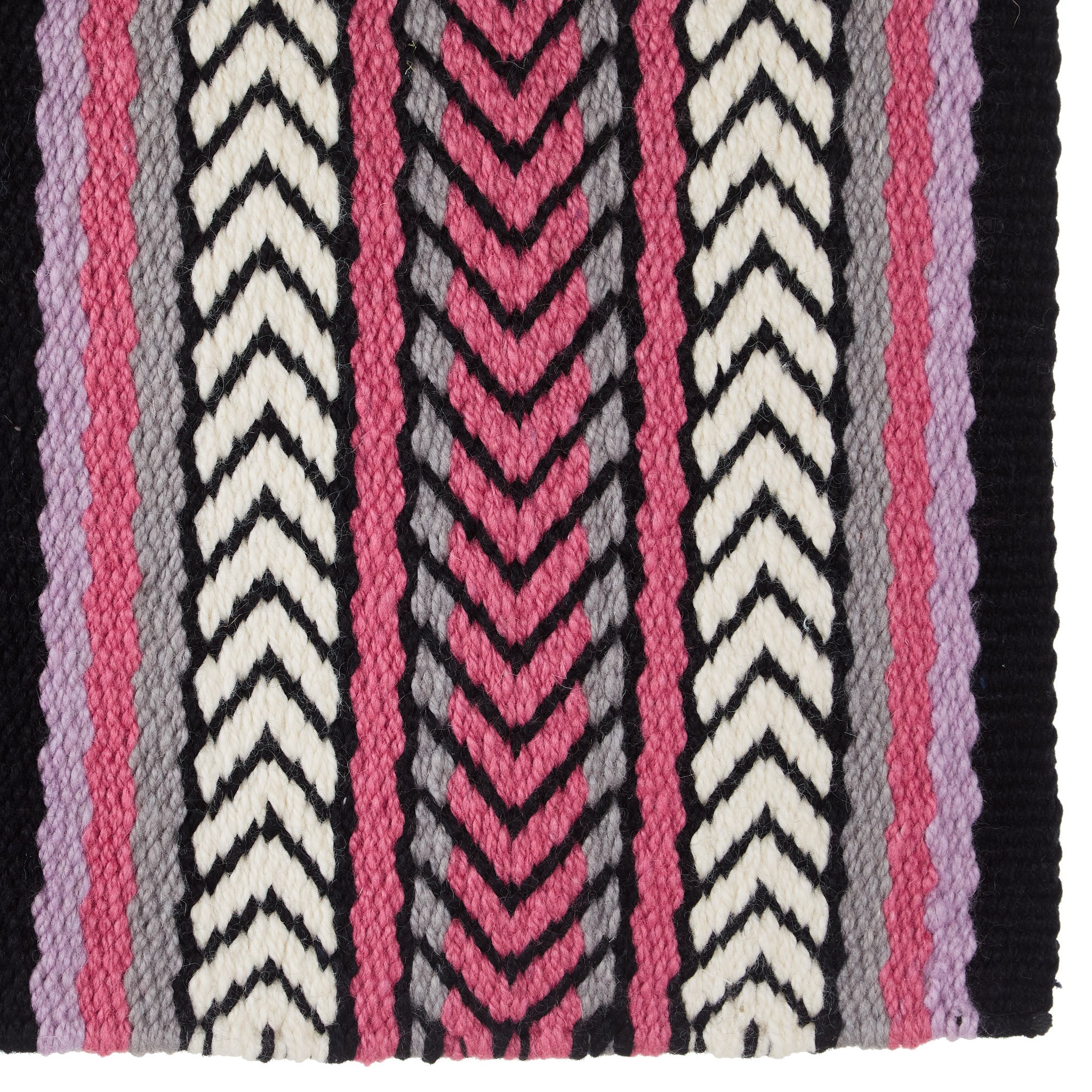 Image of 1425-5 Iron Horse 36x34 New Zealand Wool Saddle Blanket MULTI