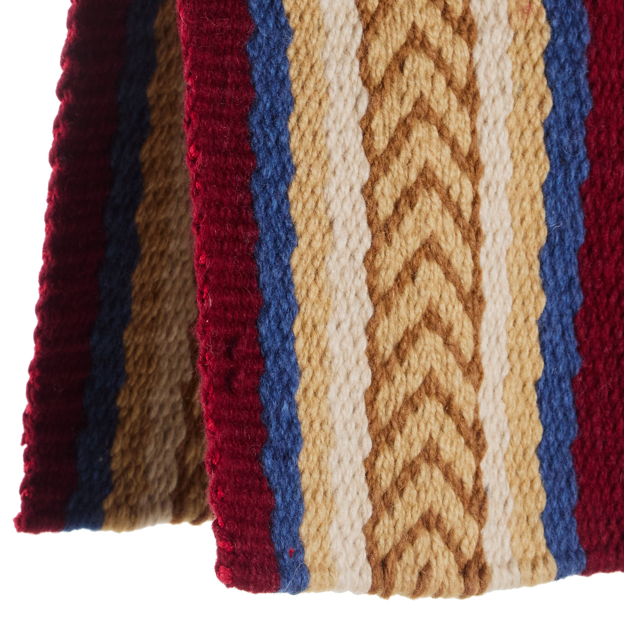 Image of 1425-7 Iron Horse 36x34 New Zealand Wool Saddle Blanket MULTI