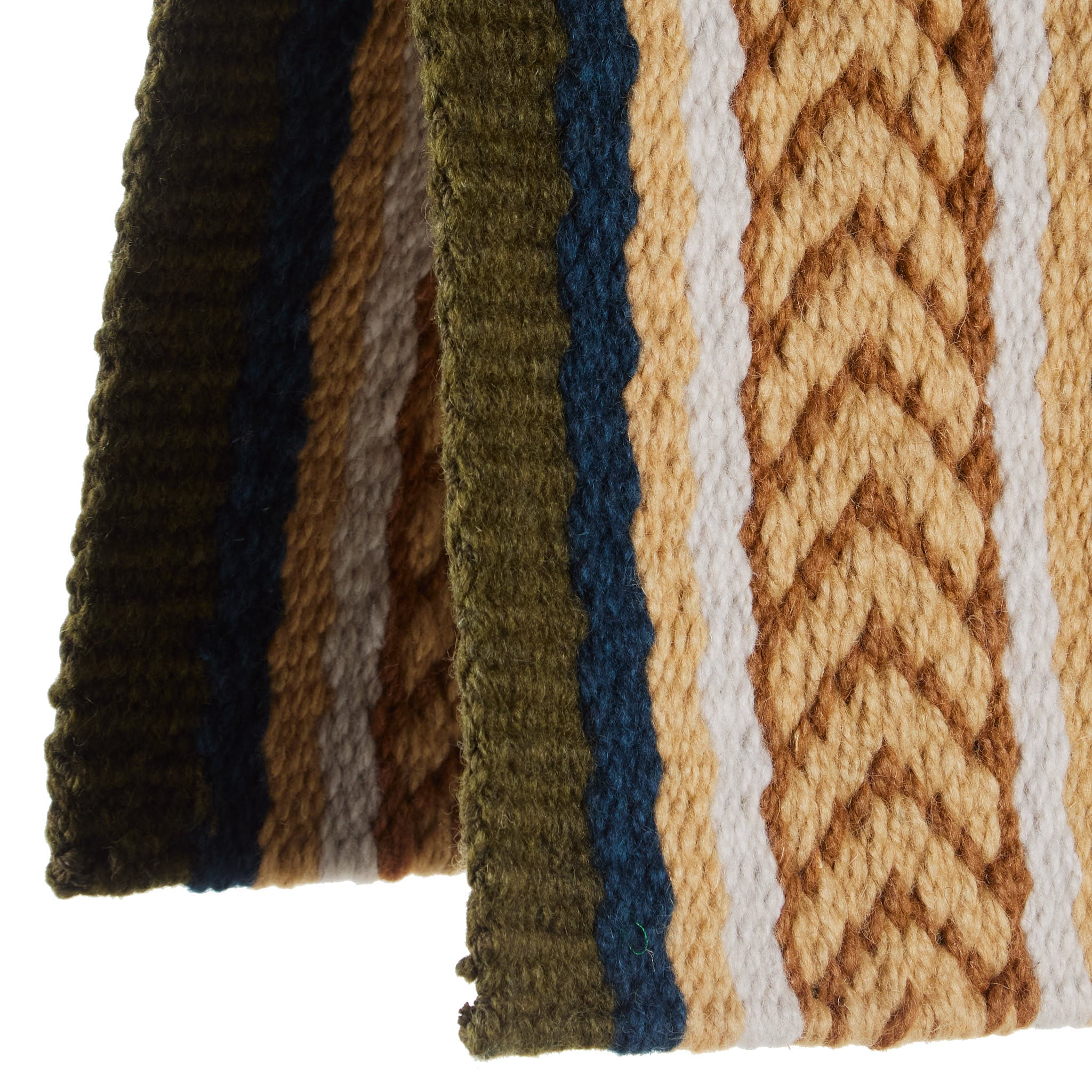 Image of 1425-9 Iron Horse 36x34 New Zealand Wool Saddle Blanket MULTI
