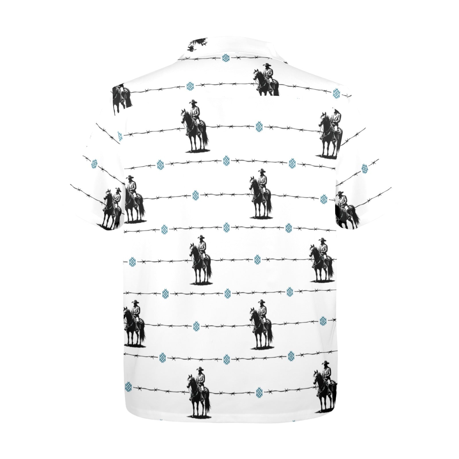 Image of Baha Ranch Saddle Up Western Hawaiian Shirt Made in America