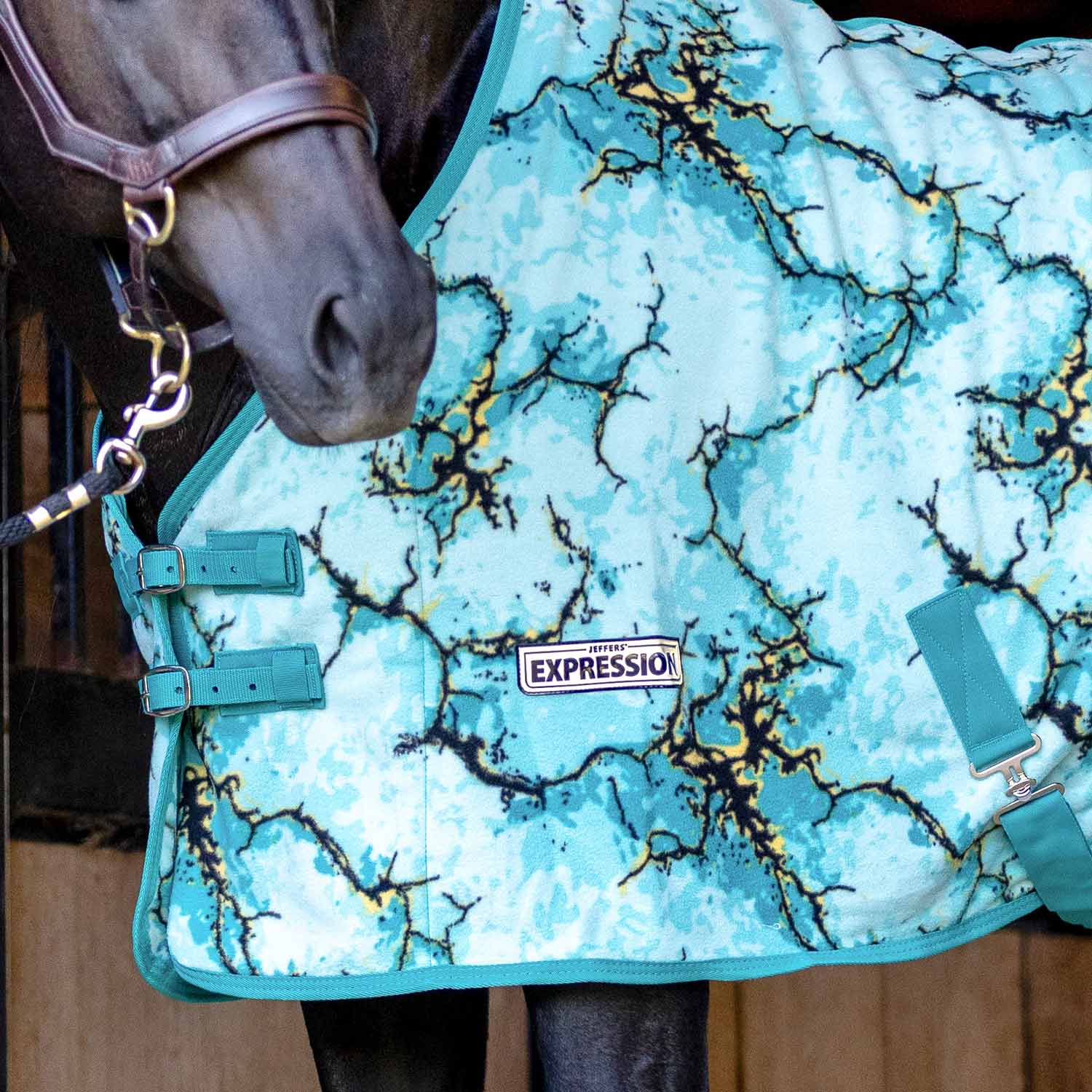 Image of Jeffers Expression Standard Neck Fleece Horse Cooler