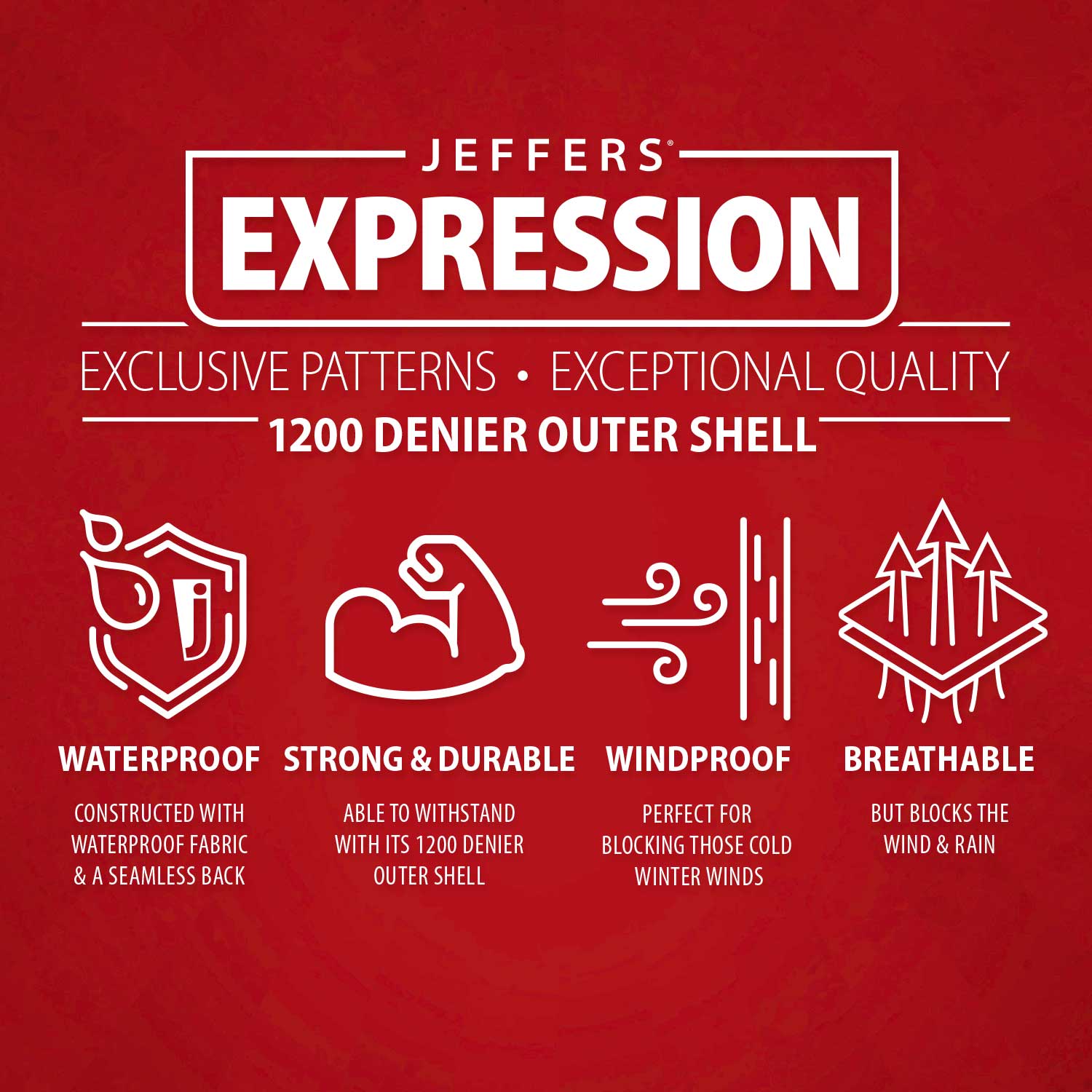 Image of Jeffers Expression 1200 Denier Standard Neck Horse Turnout Sheet, 0 Gram