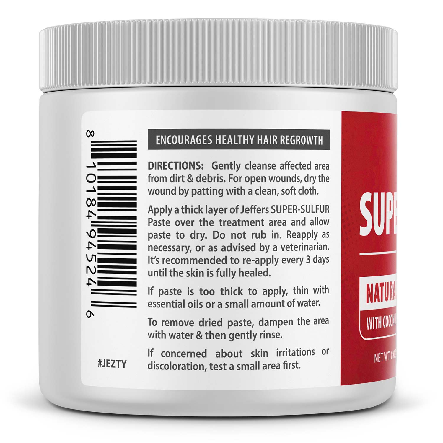 Image of Jeffers Super-Sulfur Skin & Wound Healing Paste for Pets, Horses, & Livestock