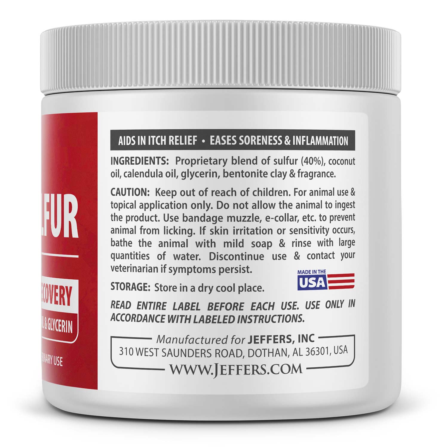 Image of Jeffers Super-Sulfur Skin & Wound Healing Paste for Pets, Horses, & Livestock