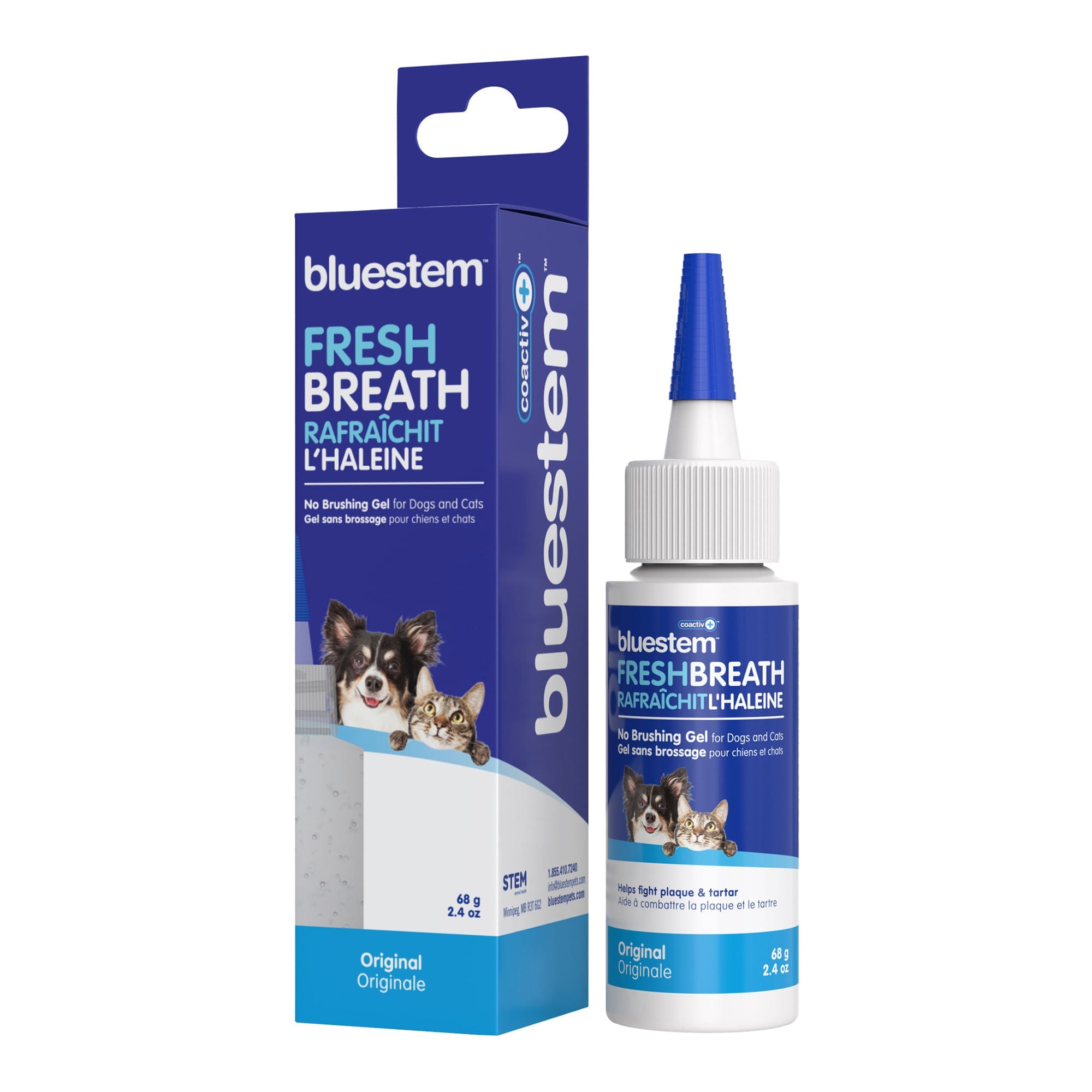 Image of bluestem Coactiv+ No Brushing Dental Gel for Dogs & Cats