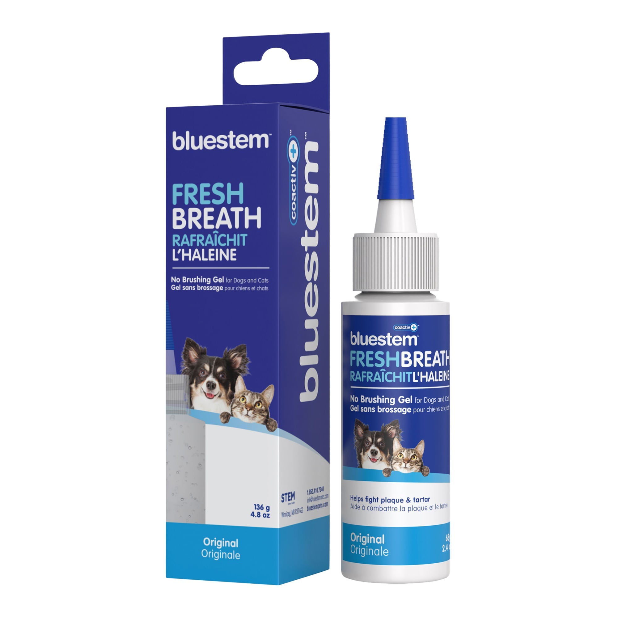 Image of bluestem Coactiv+ No Brushing Dental Gel for Dogs & Cats