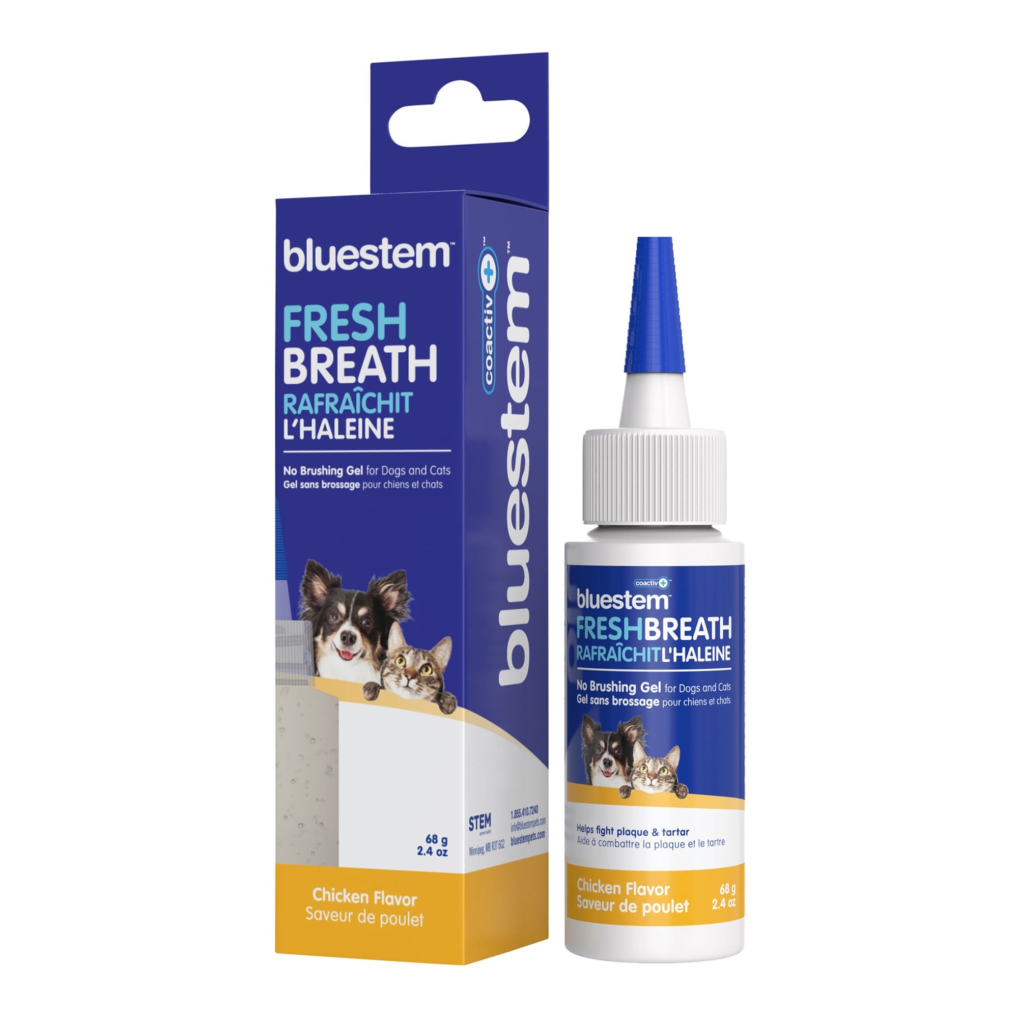 Image of bluestem Coactiv+ No Brushing Dental Gel for Dogs & Cats