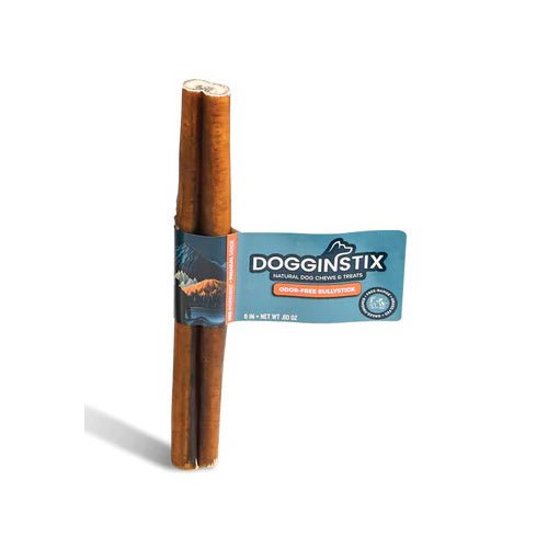 Image of Dogginstix Bully Stick Dog Chew, All-Natural, Grass-Fed Beef, Odor-Free