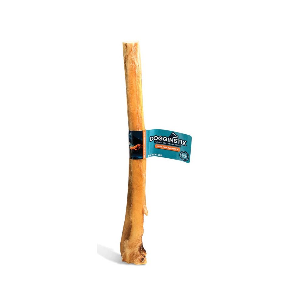 Image of Dogginstix Bully Stick Dog Chew, All-Natural, Grass-Fed Beef, Odor-Free
