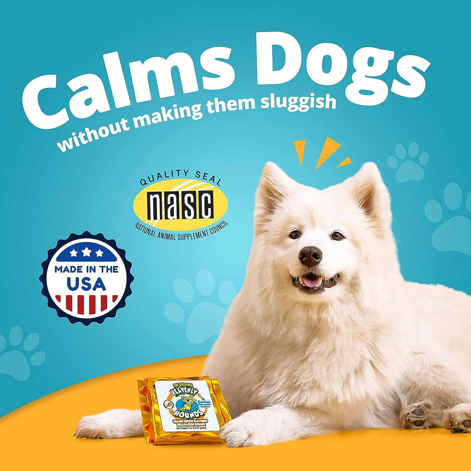 Image of Heavenly Hounds Relaxation Squares Calming Treats for Dogs