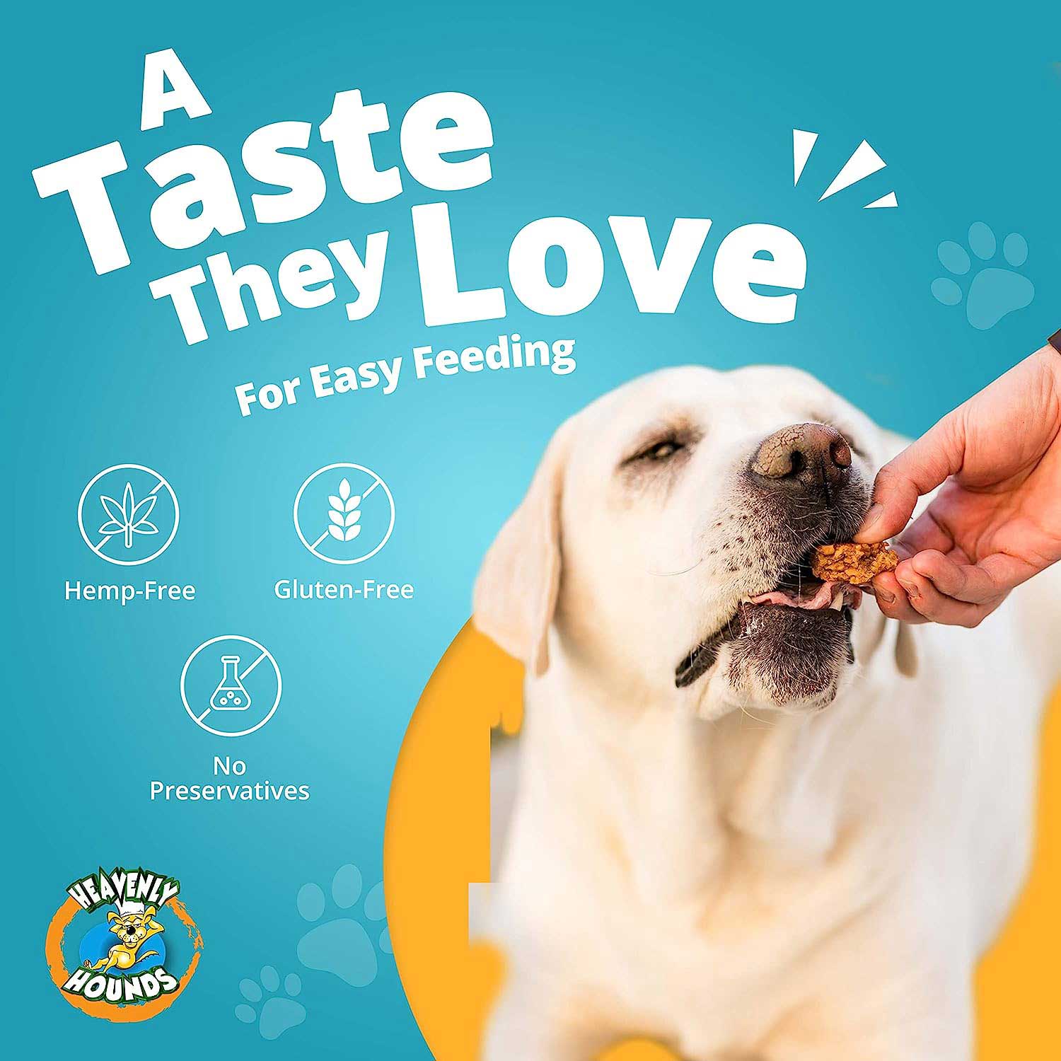 Image of Heavenly Hounds Relaxation Squares Calming Treats for Dogs