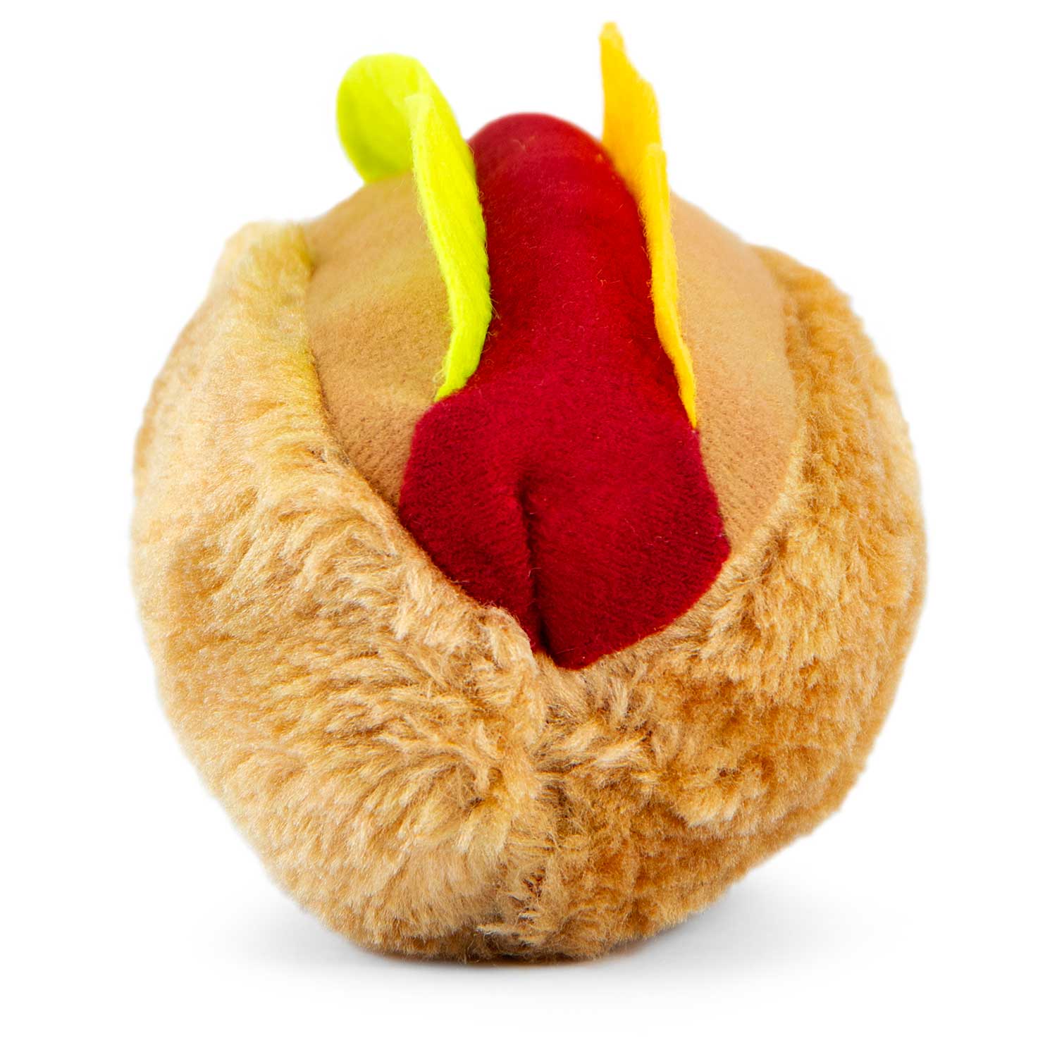 Image of Jeffers American Grill Time Plush Squeaker Dog Toys - Hamburger or Hot Dog