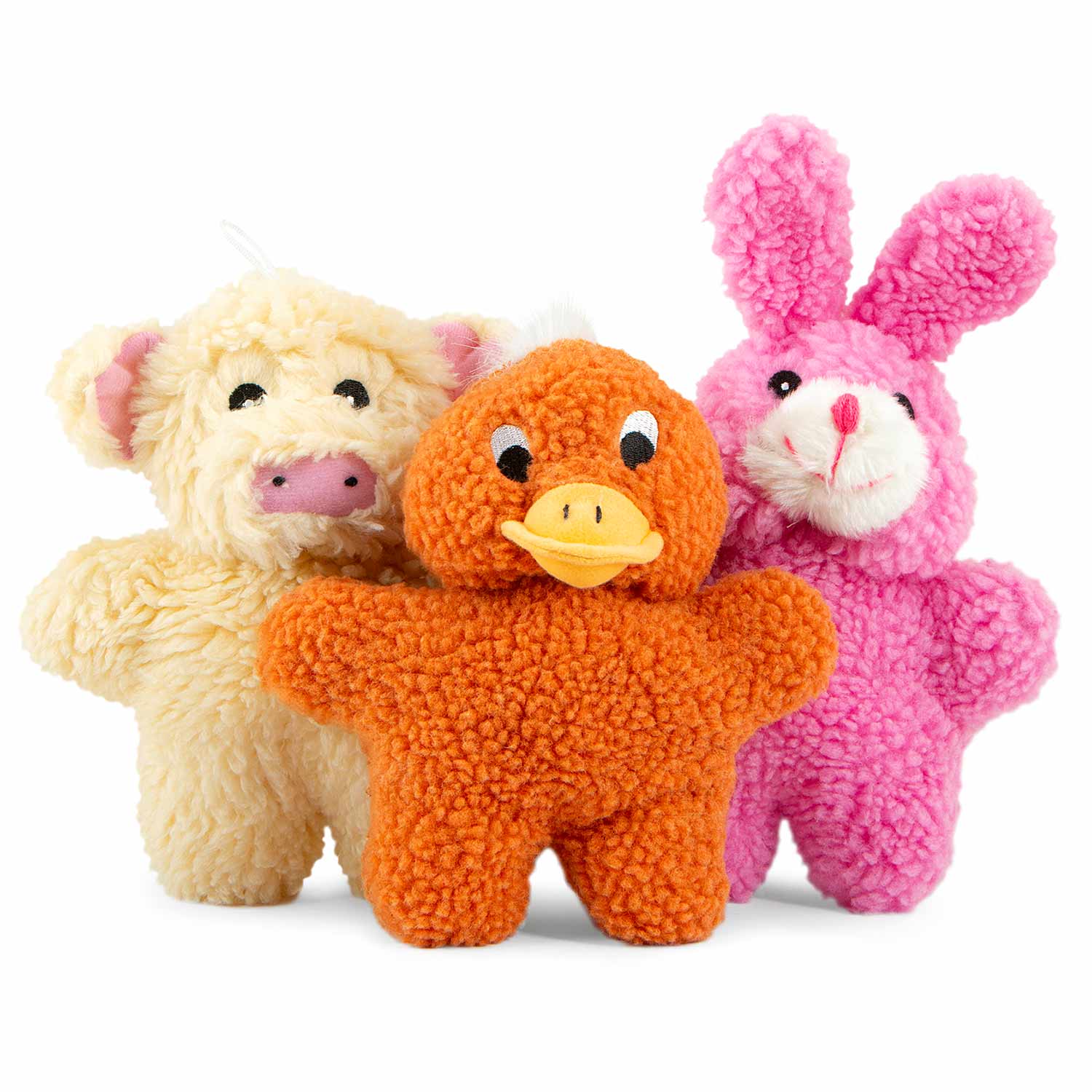 Image of Jeffers Animal Fuzzies Plush Squeaker Dog Toys