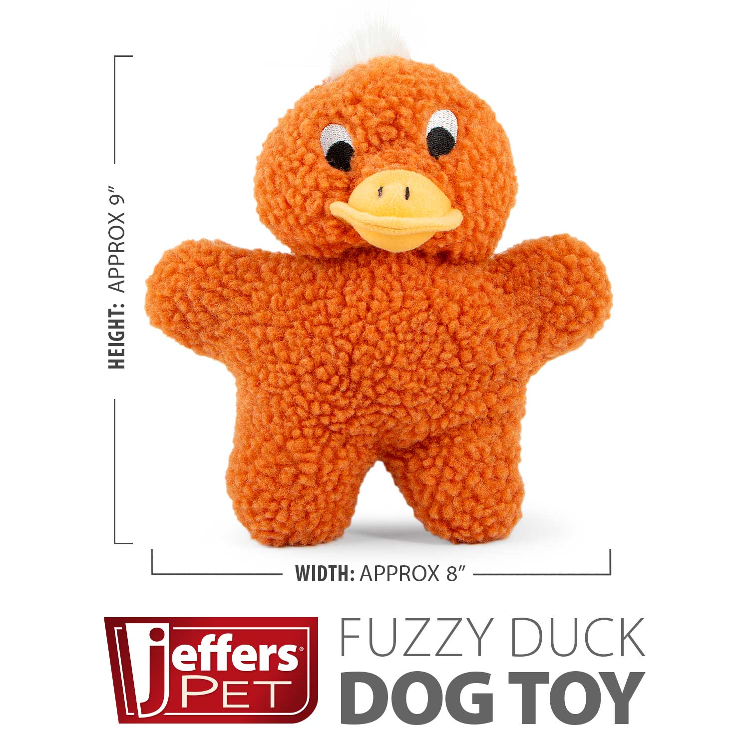Image of Jeffers Animal Fuzzies Plush Squeaker Dog Toys