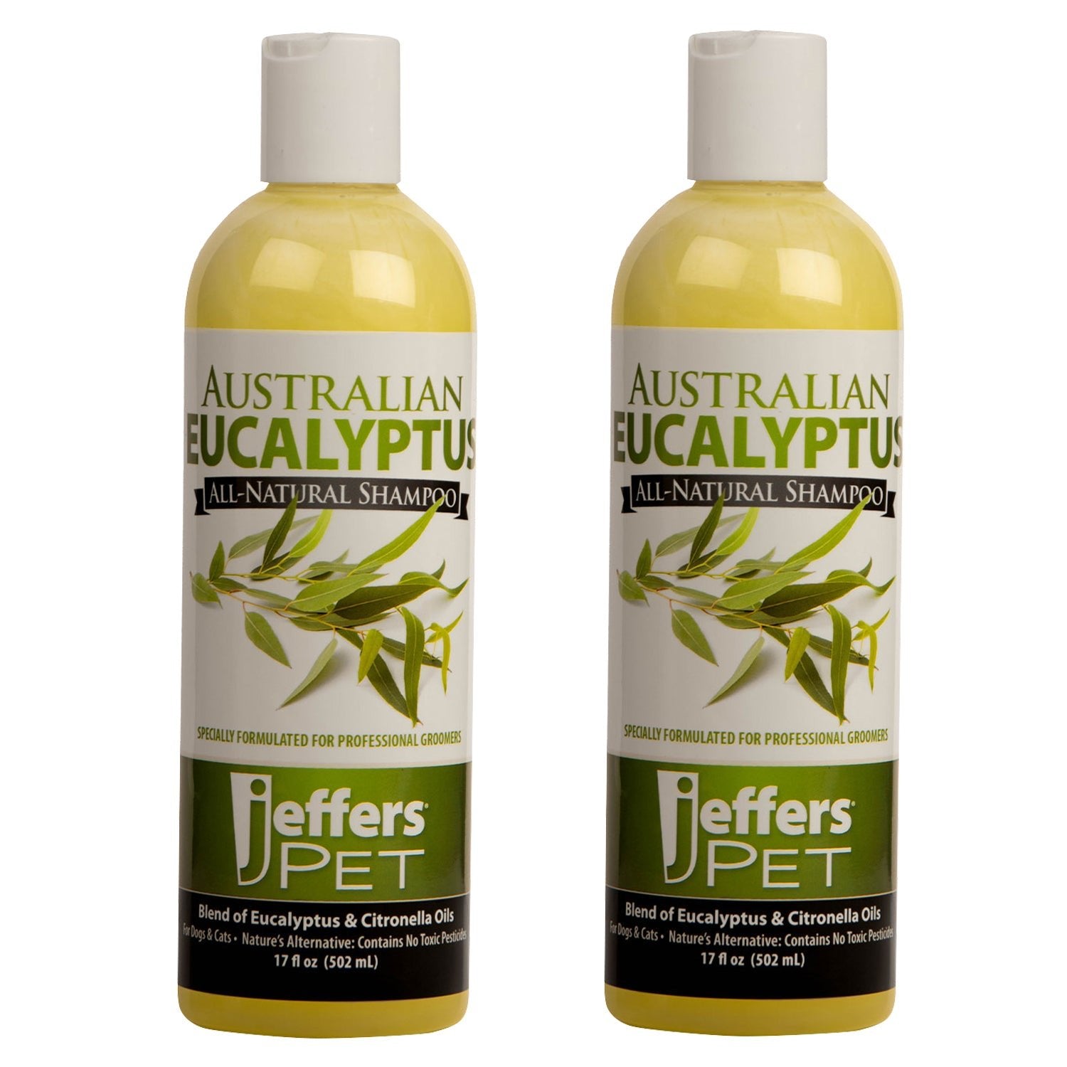 Image of Jeffers Australian Eucalyptus All-Natural Dog Shampoo - Aids in Repelling Fleas, Ticks, Flies & Mosquitos