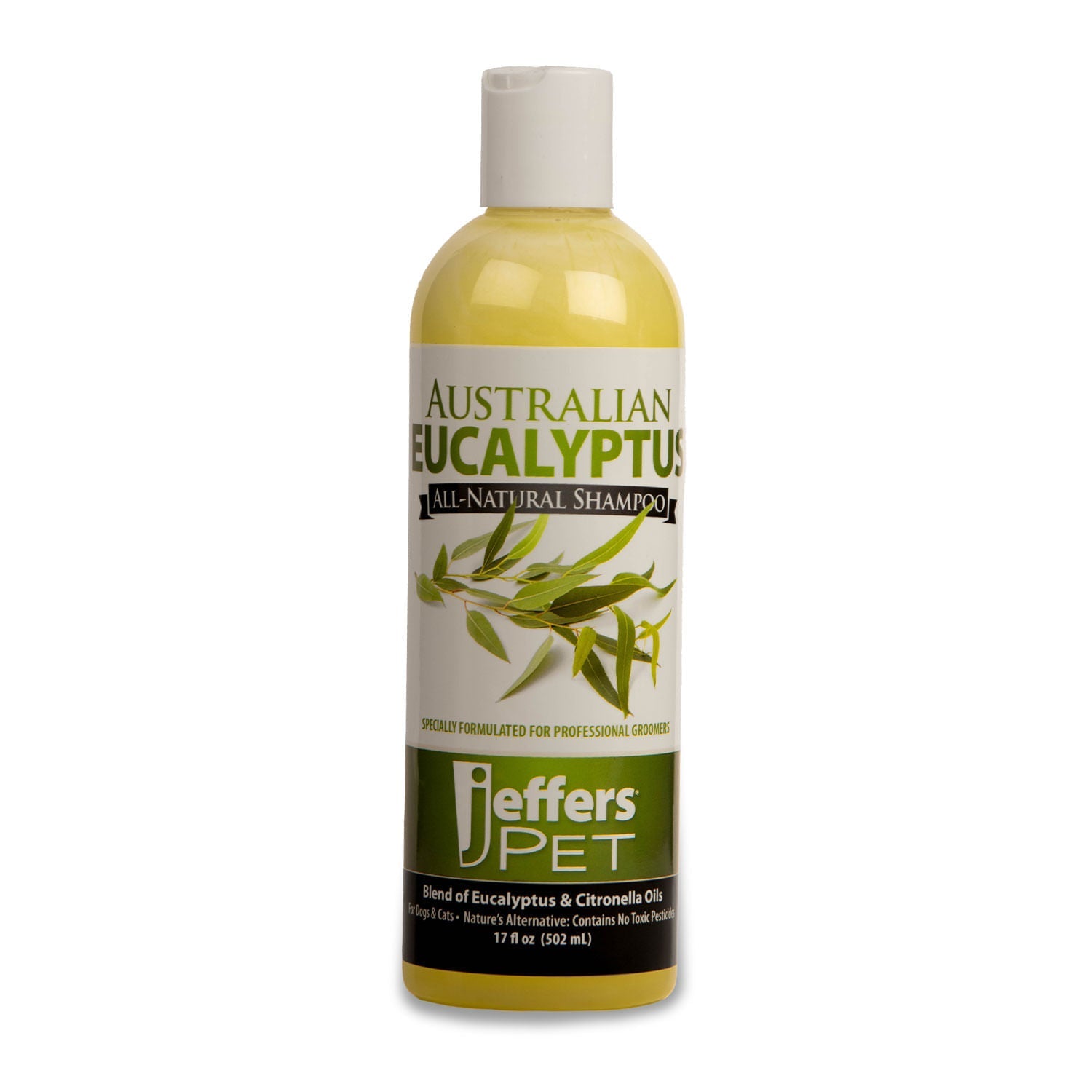Image of Jeffers Australian Eucalyptus All-Natural Dog Shampoo - Aids in Repelling Fleas, Ticks, Flies & Mosquitos