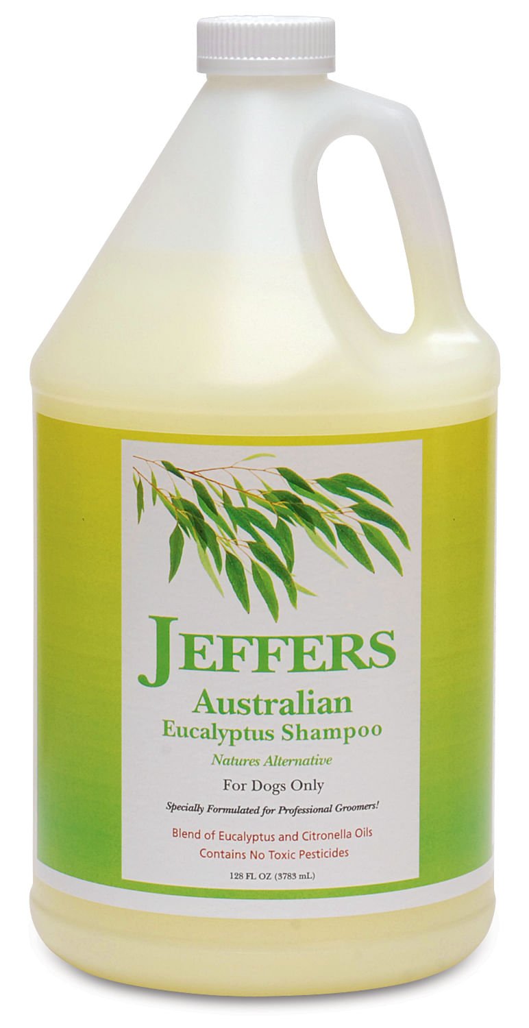 Image of Jeffers Australian Eucalyptus All-Natural Dog Shampoo - Aids in Repelling Fleas, Ticks, Flies & Mosquitos
