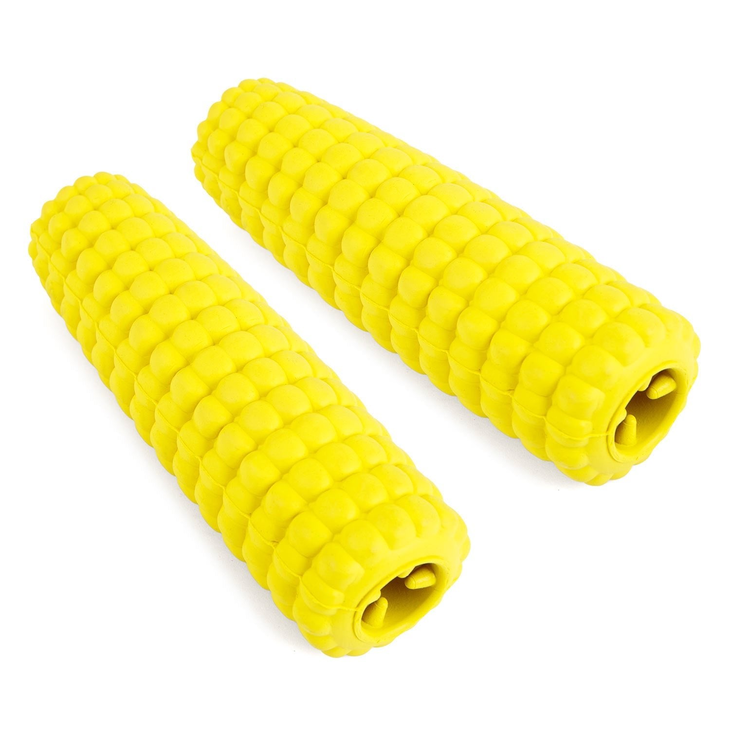 Image of Jeffers Corn Cob Natural Rubber Treat Dispensing Dog Chew Toy with Dental Benefits