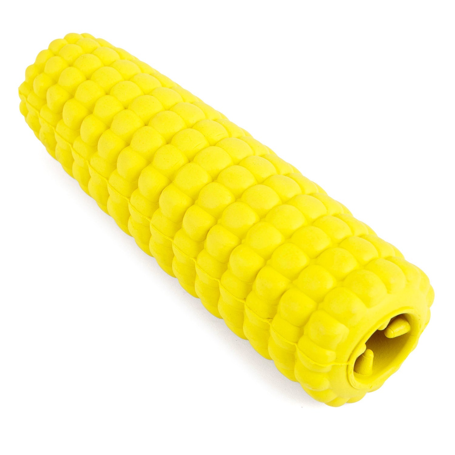 Image of Jeffers Corn Cob Natural Rubber Treat Dispensing Dog Chew Toy with Dental Benefits