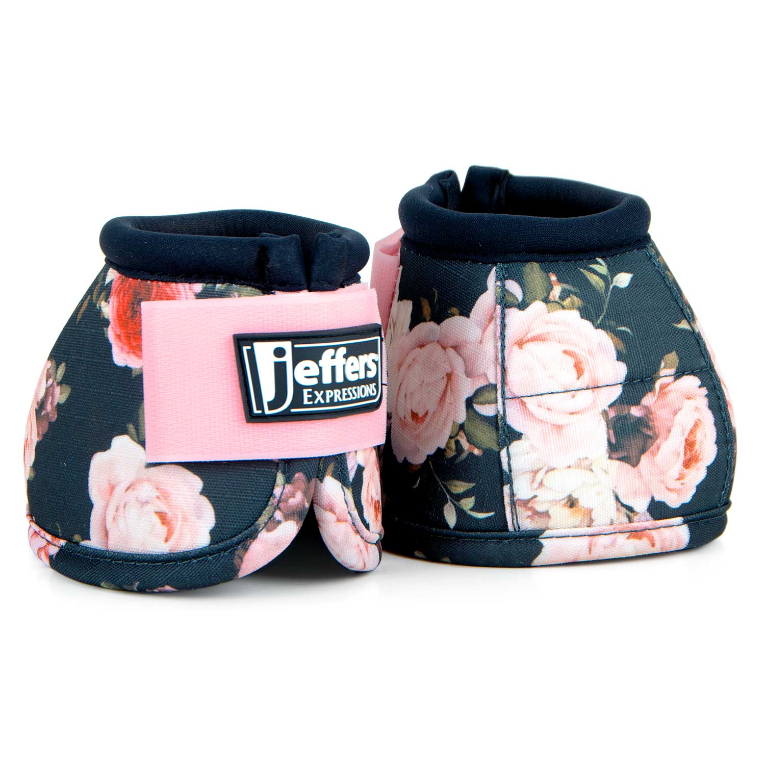 Image of Jeffers Expression No-Turn Bell Boots for Horses, Pair, Nylon