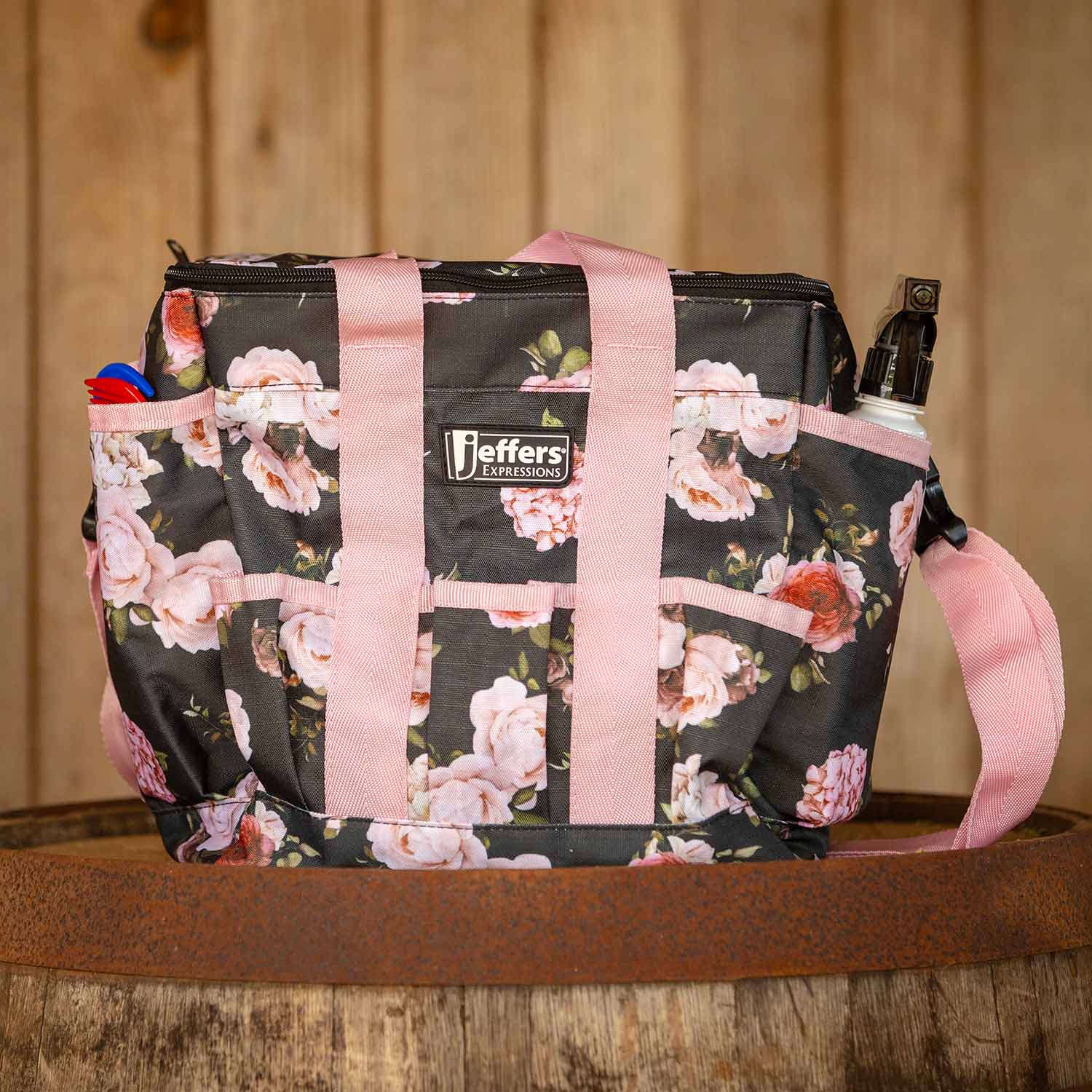 Image of Jeffers Expression Deluxe Horse Grooming Bag with Adjustable Strap