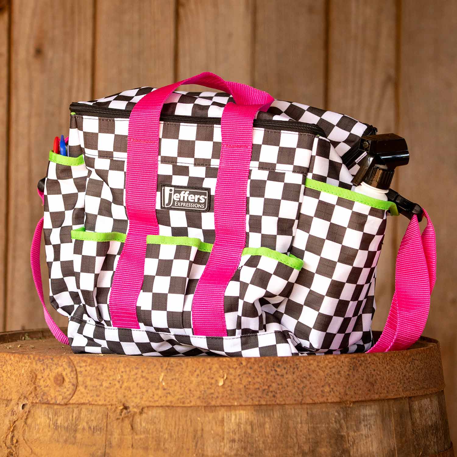 Image of Jeffers Expression Deluxe Horse Grooming Bag with Adjustable Strap