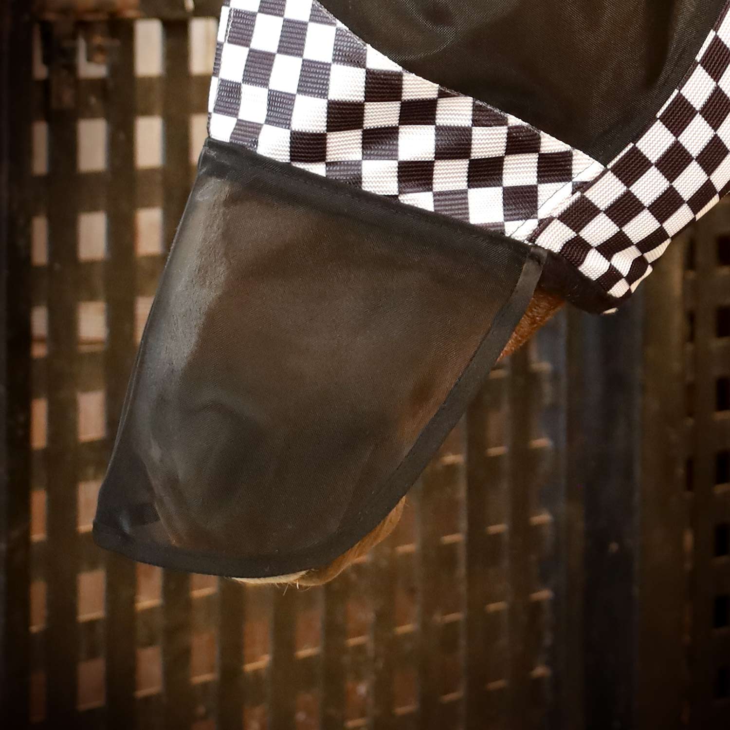 Image of Jeffers Expression Deluxe Mesh Horse Fly Mask with Ears and Nose