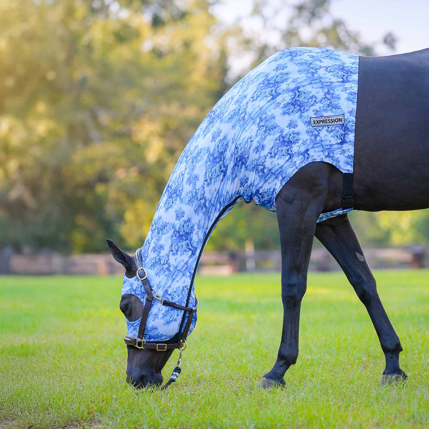 Image of Jeffers Expression Lycra Hood for Horses