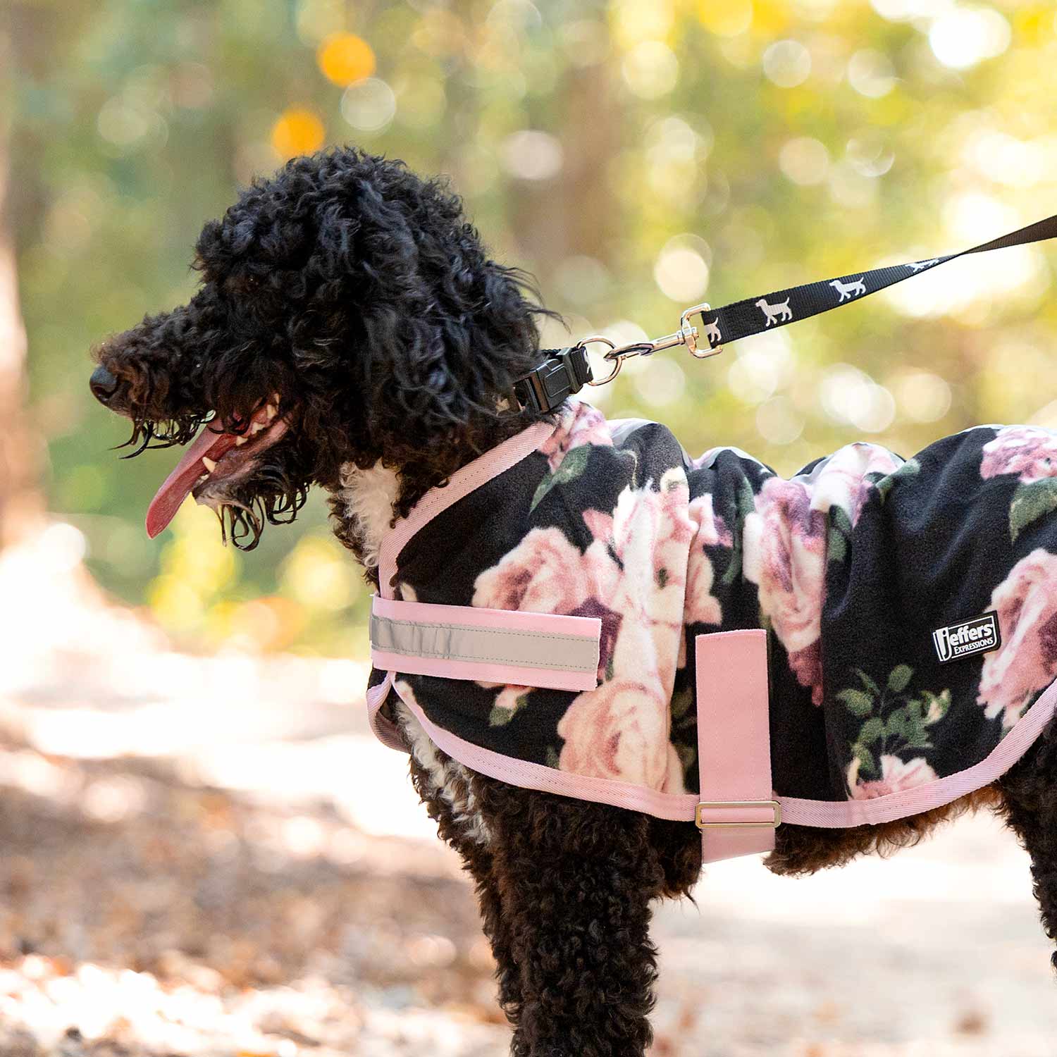 Image of Jeffers Expression Moisture-Wicking Fleece Dog Coat