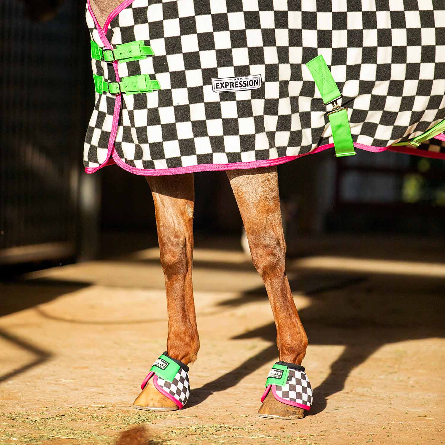 Image of Jeffers Expression Standard Neck Fleece Horse Cooler