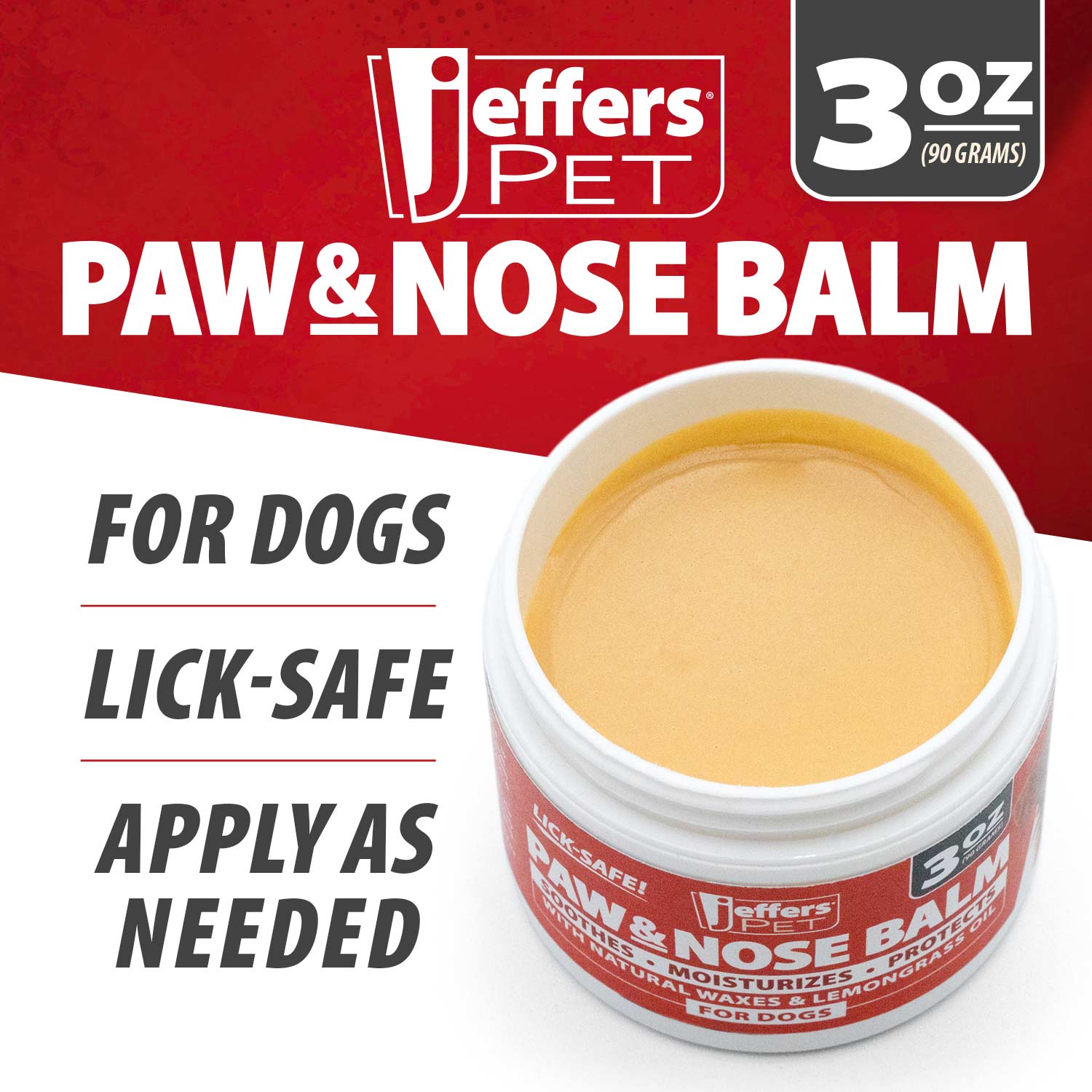 Image of Jeffers Paw and Nose Protection Balm for Dogs, 3 ounce