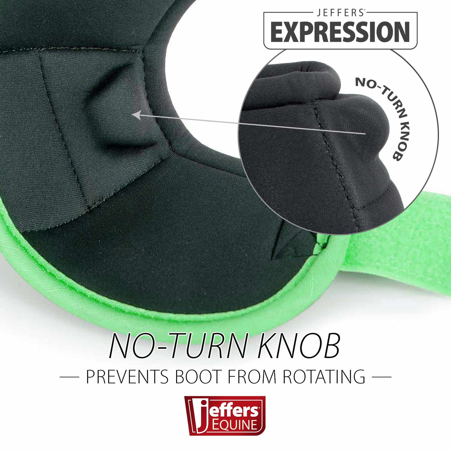Image of Jeffers Expression Neon No-Turn Bell Boots for Horses