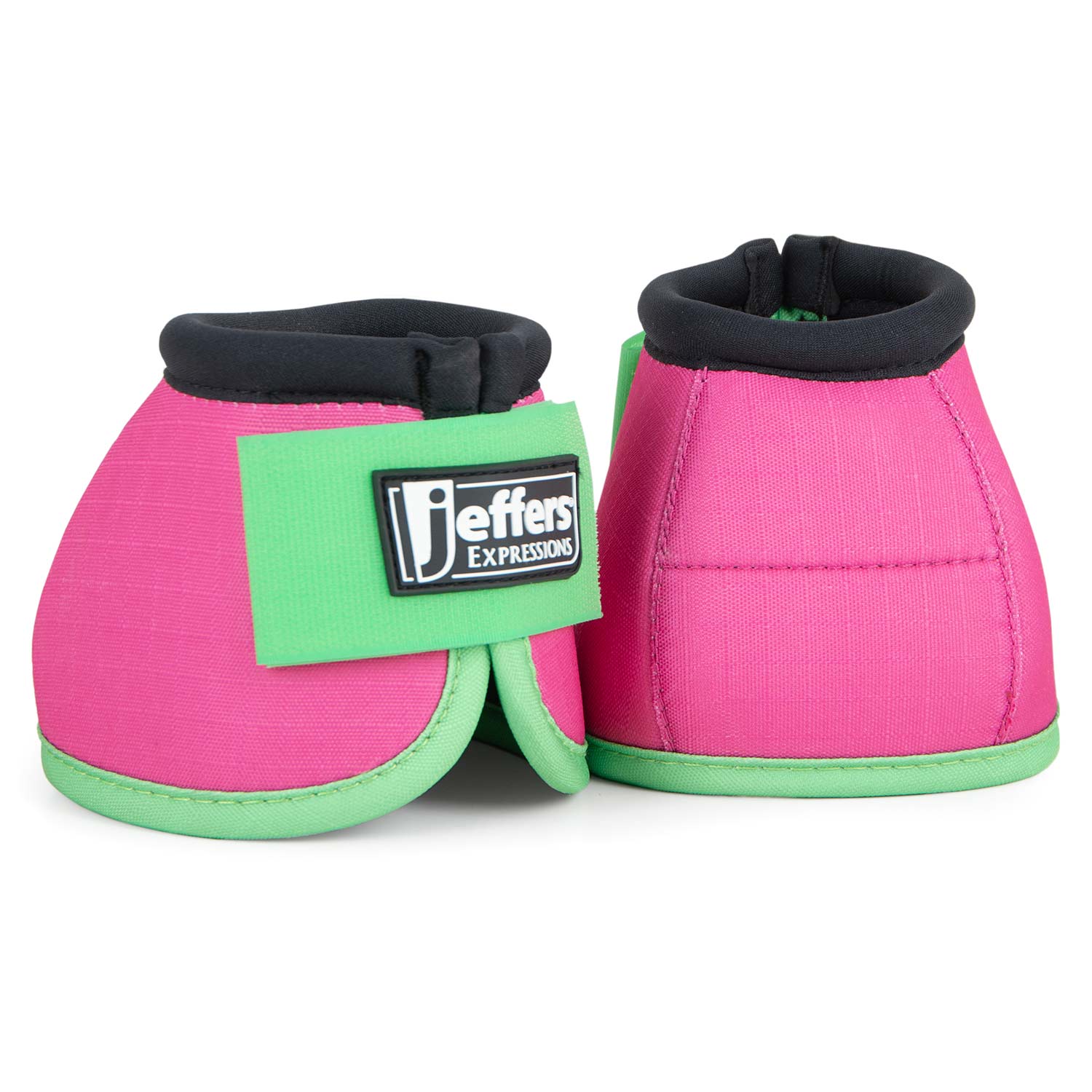 Image of Jeffers Expression Neon No-Turn Bell Boots for Horses