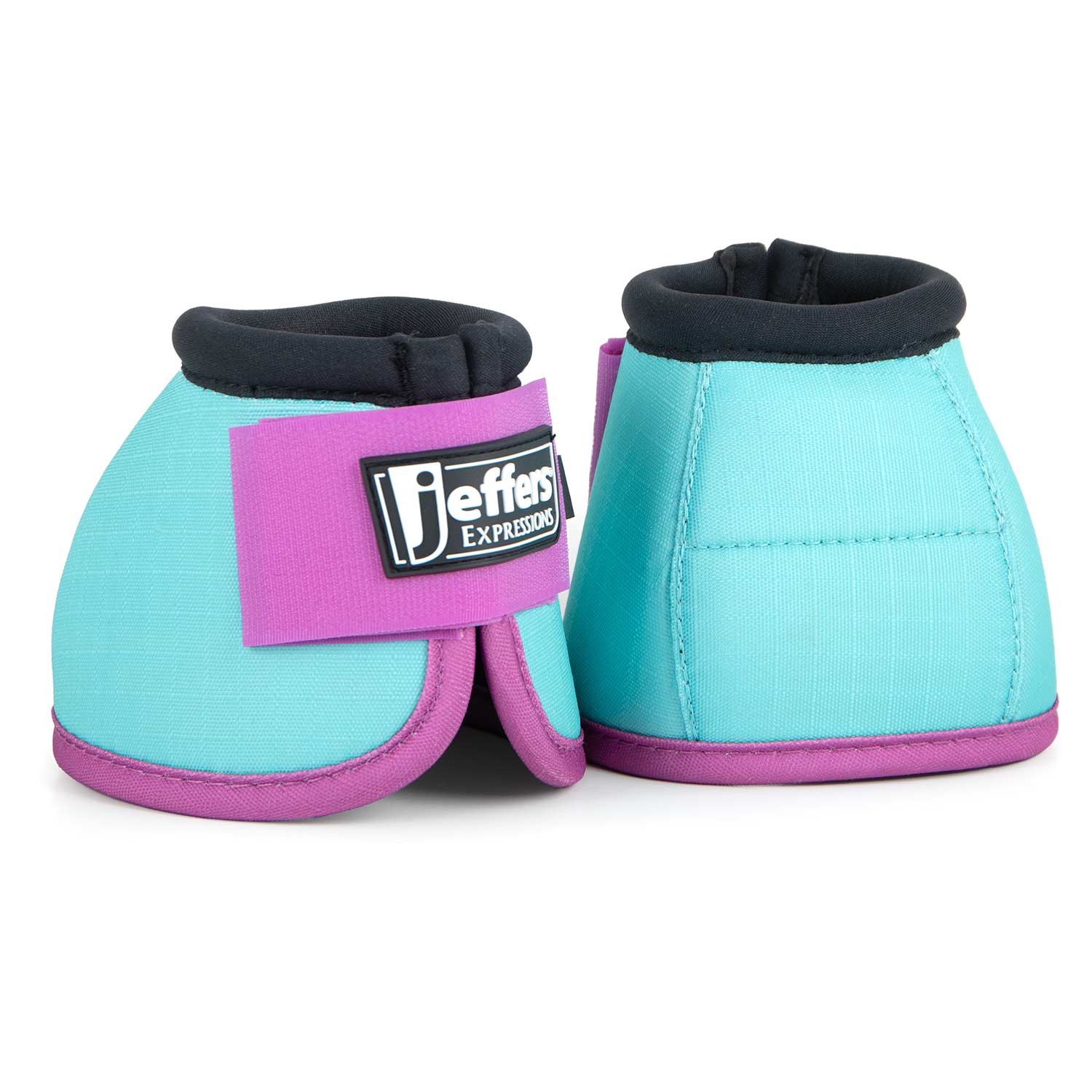 Image of Jeffers Expression Neon No-Turn Bell Boots for Horses
