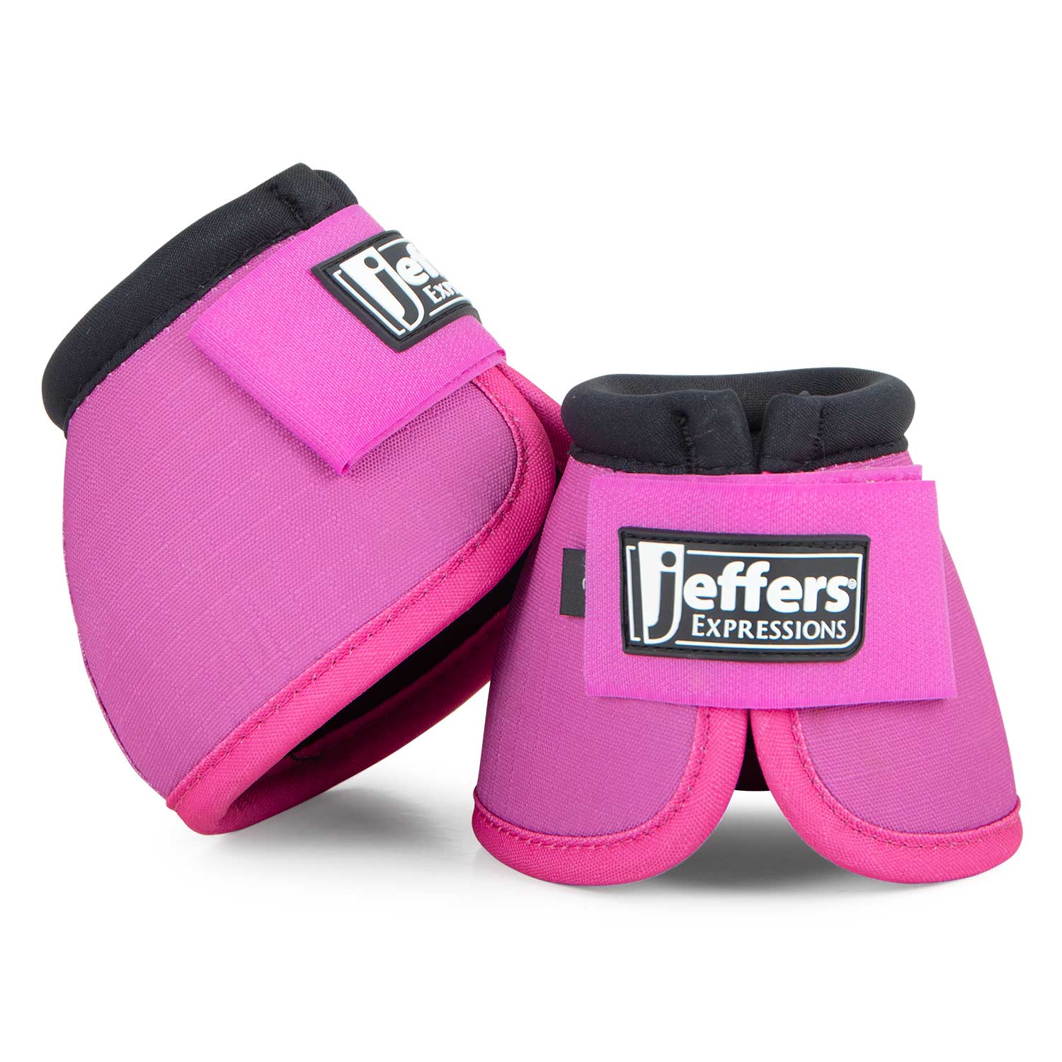 Image of Jeffers Expression Neon No-Turn Bell Boots for Horses