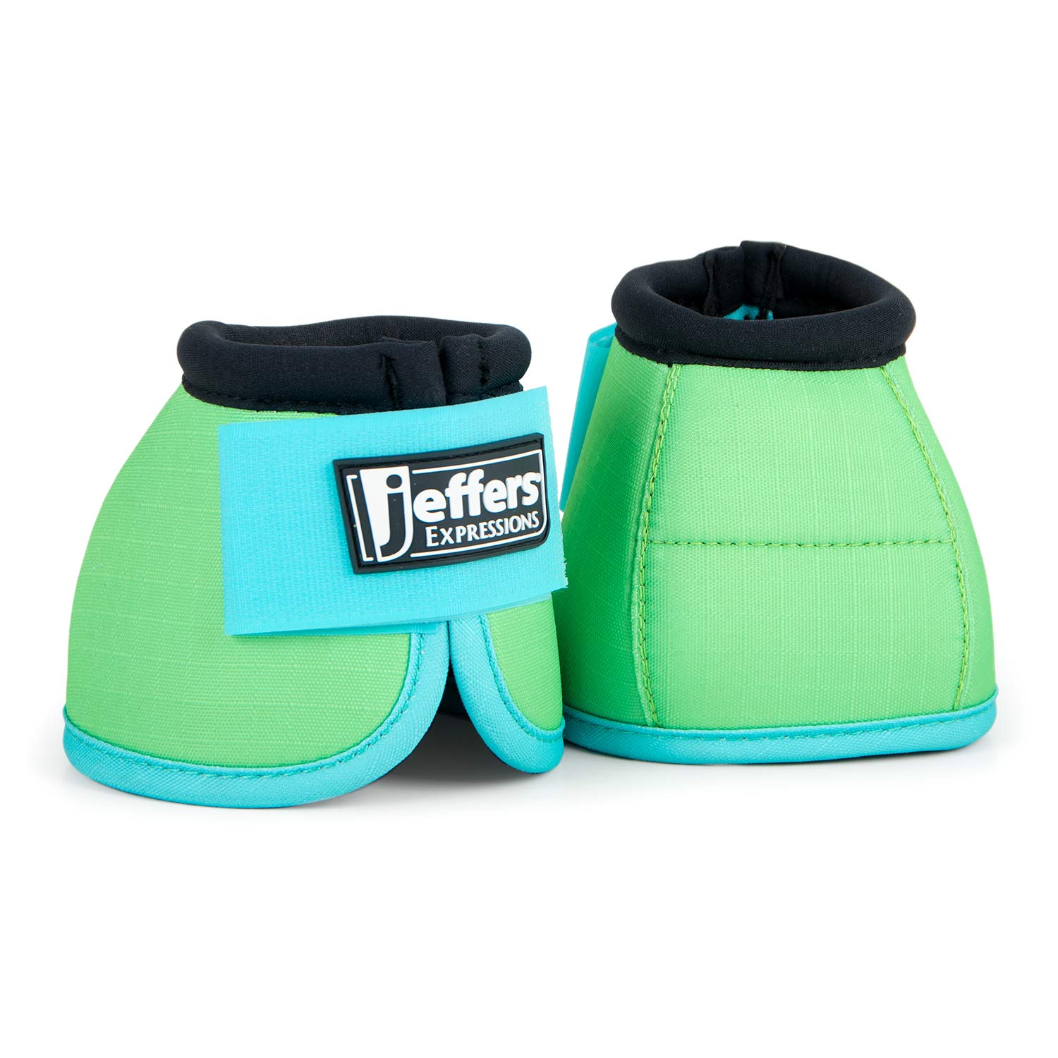 Image of Jeffers Expression Neon No-Turn Bell Boots for Horses