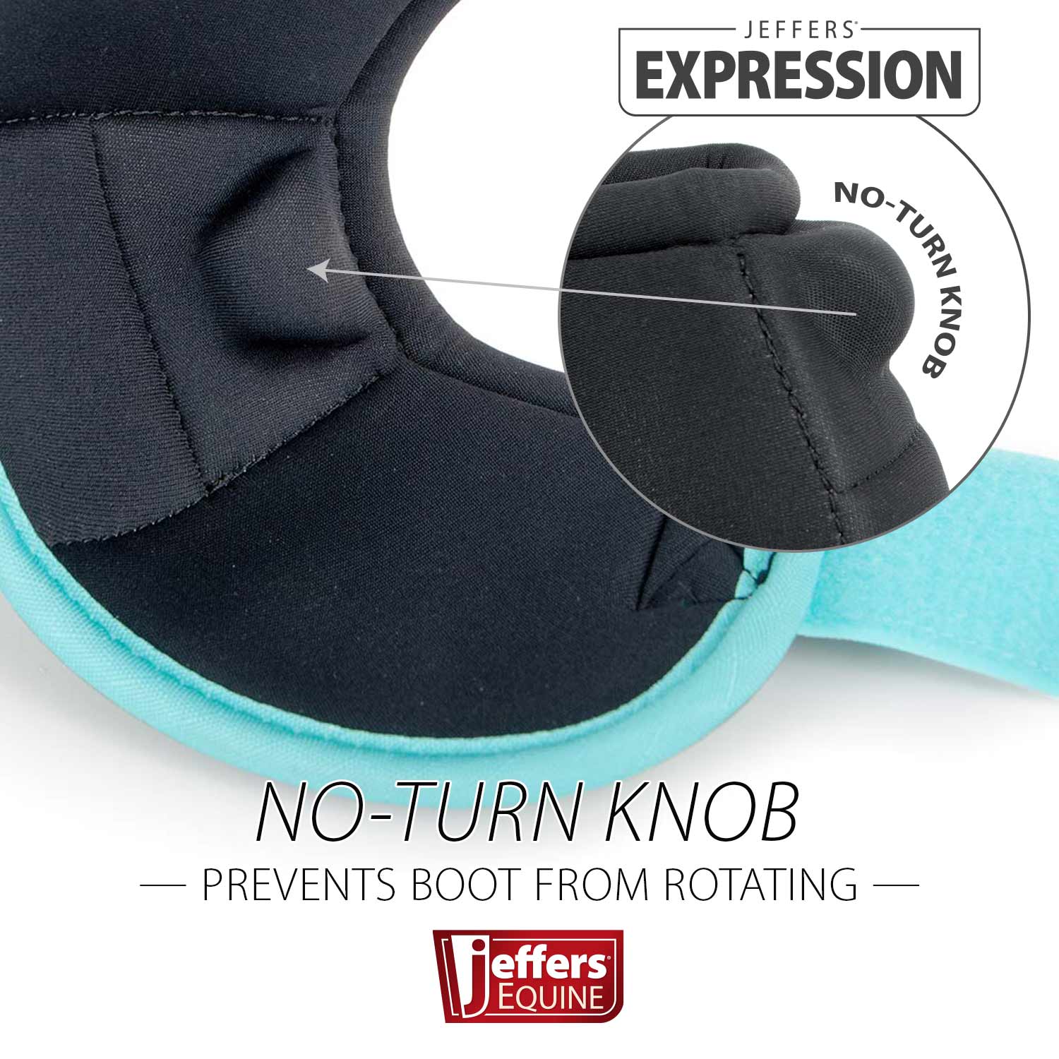 Image of Jeffers Expression Neon No-Turn Bell Boots for Horses