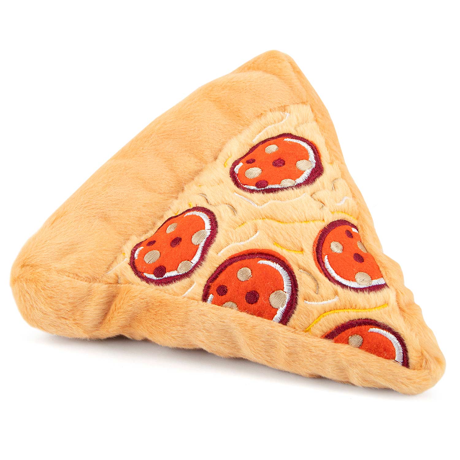 Image of Jeffers Slice O' Pizza Crinkle & Squeak Dog Toy, Each
