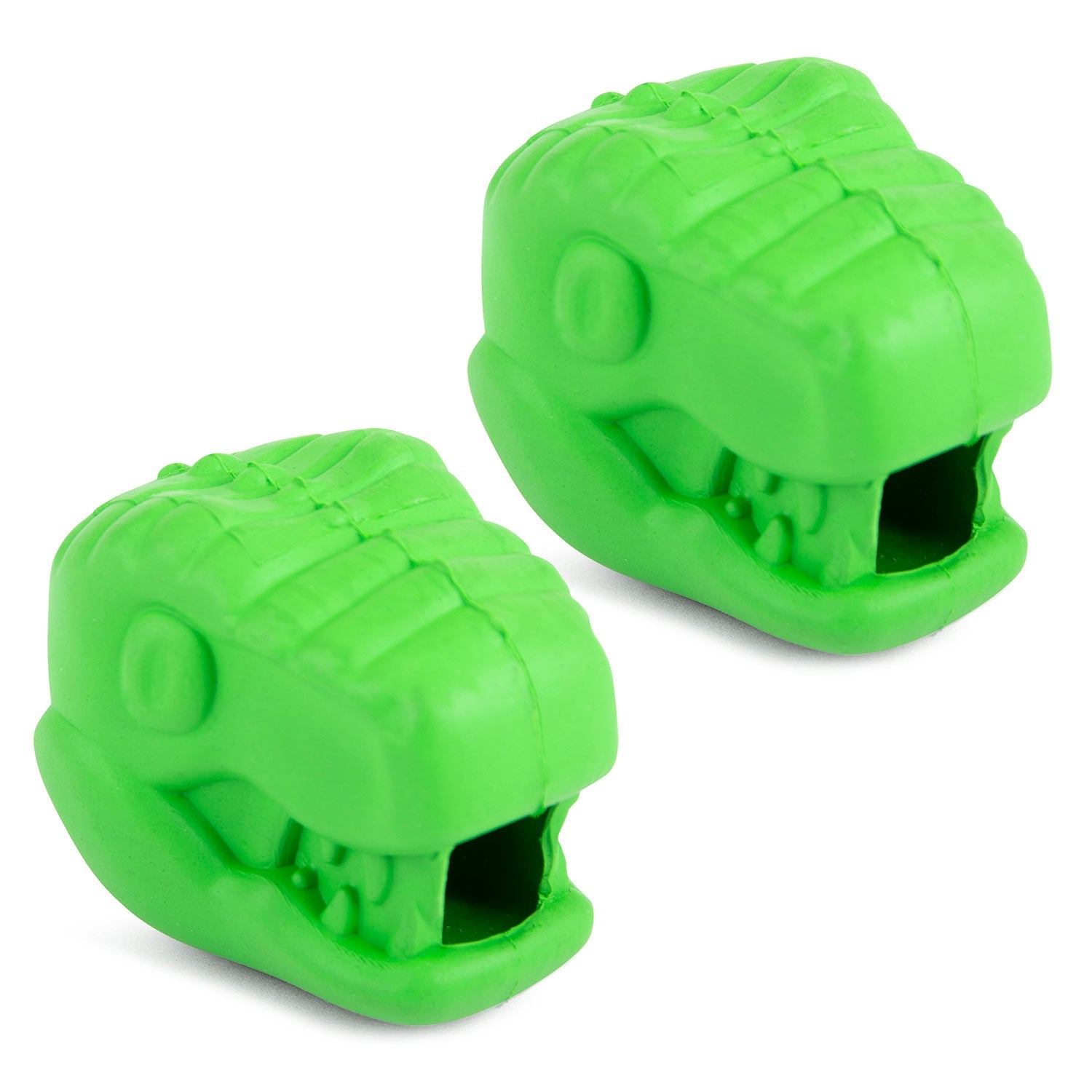 Image of Jeffers T-Rex Natural Rubber Treat Dispensing Dental Dog Chew Toy for Medium Chewers with Vanilla Scent