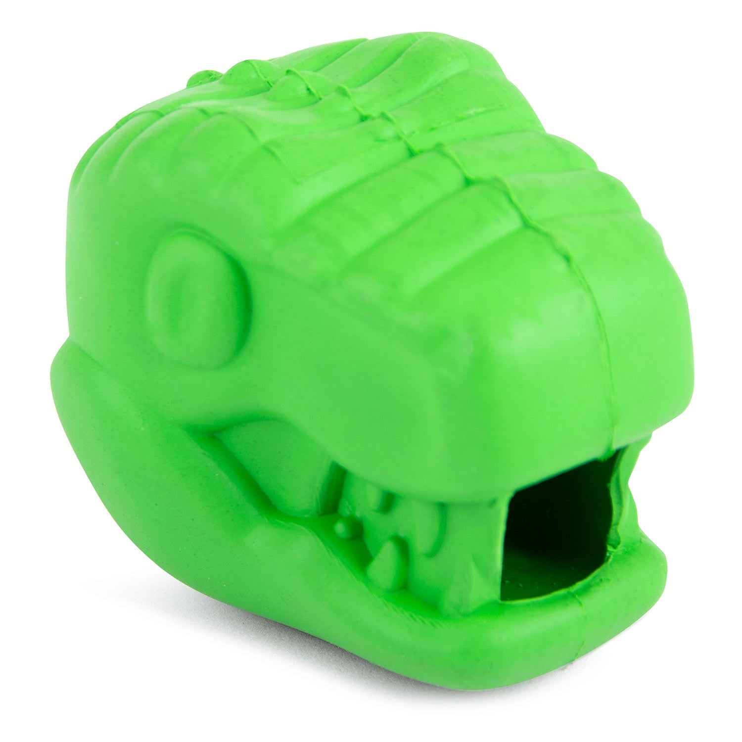 Image of Jeffers T-Rex Natural Rubber Treat Dispensing Dental Dog Chew Toy for Medium Chewers with Vanilla Scent
