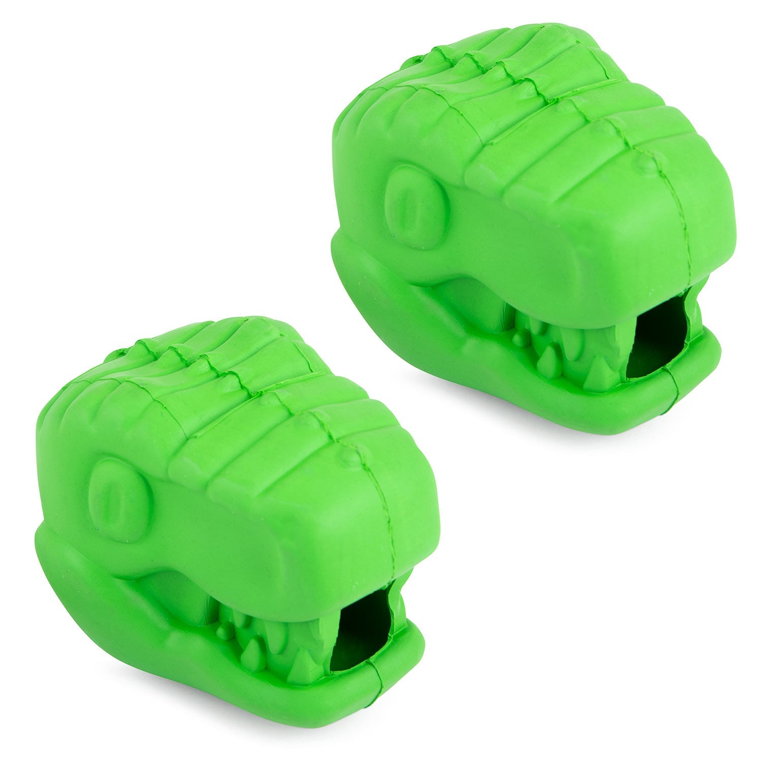 Image of Jeffers T-Rex Natural Rubber Treat Dispensing Dental Dog Chew Toy for Medium Chewers with Vanilla Scent