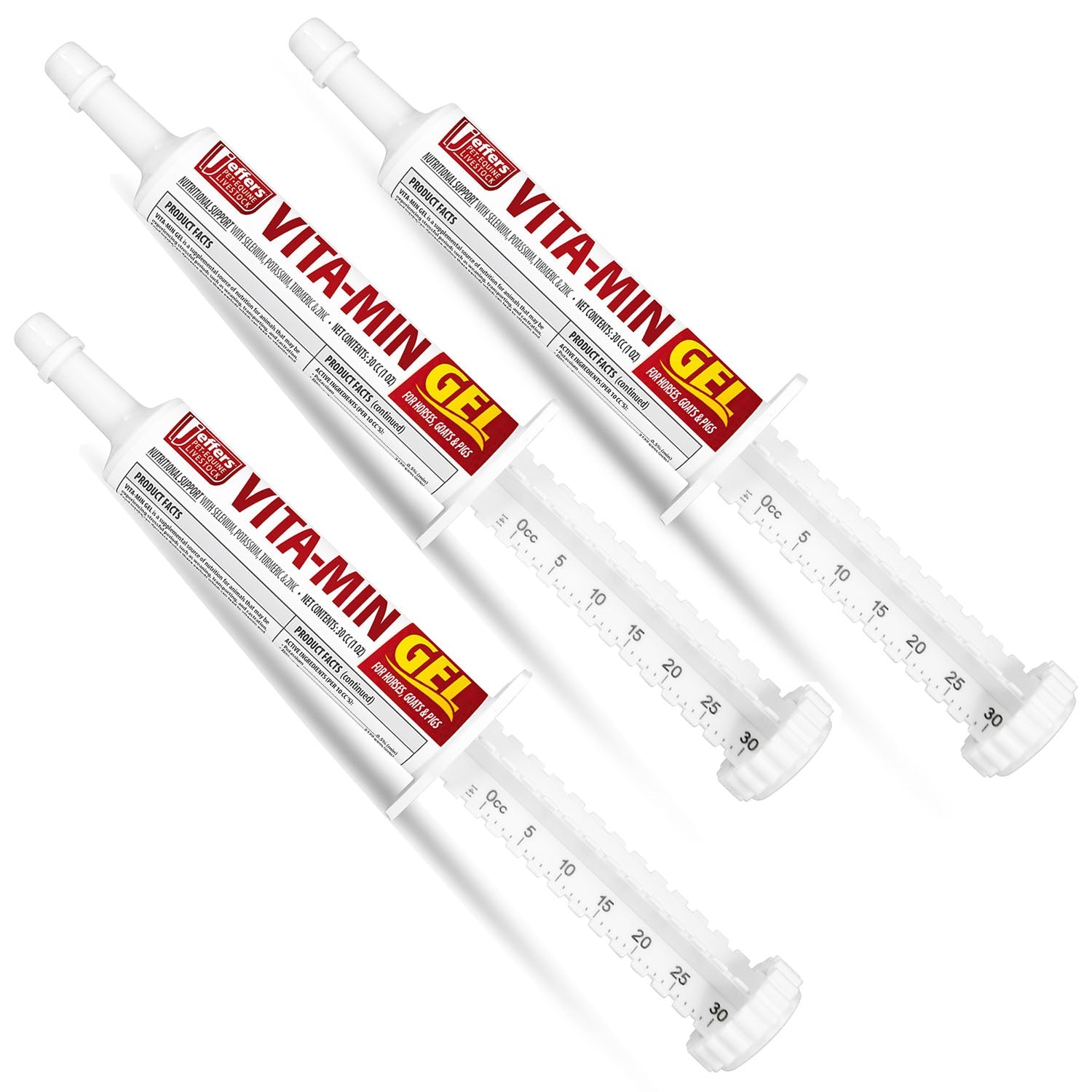 Image of Jeffers Vita-Min Gel with Vit E & B12 for Cattle, Horses, Sheep, Goats & Swine