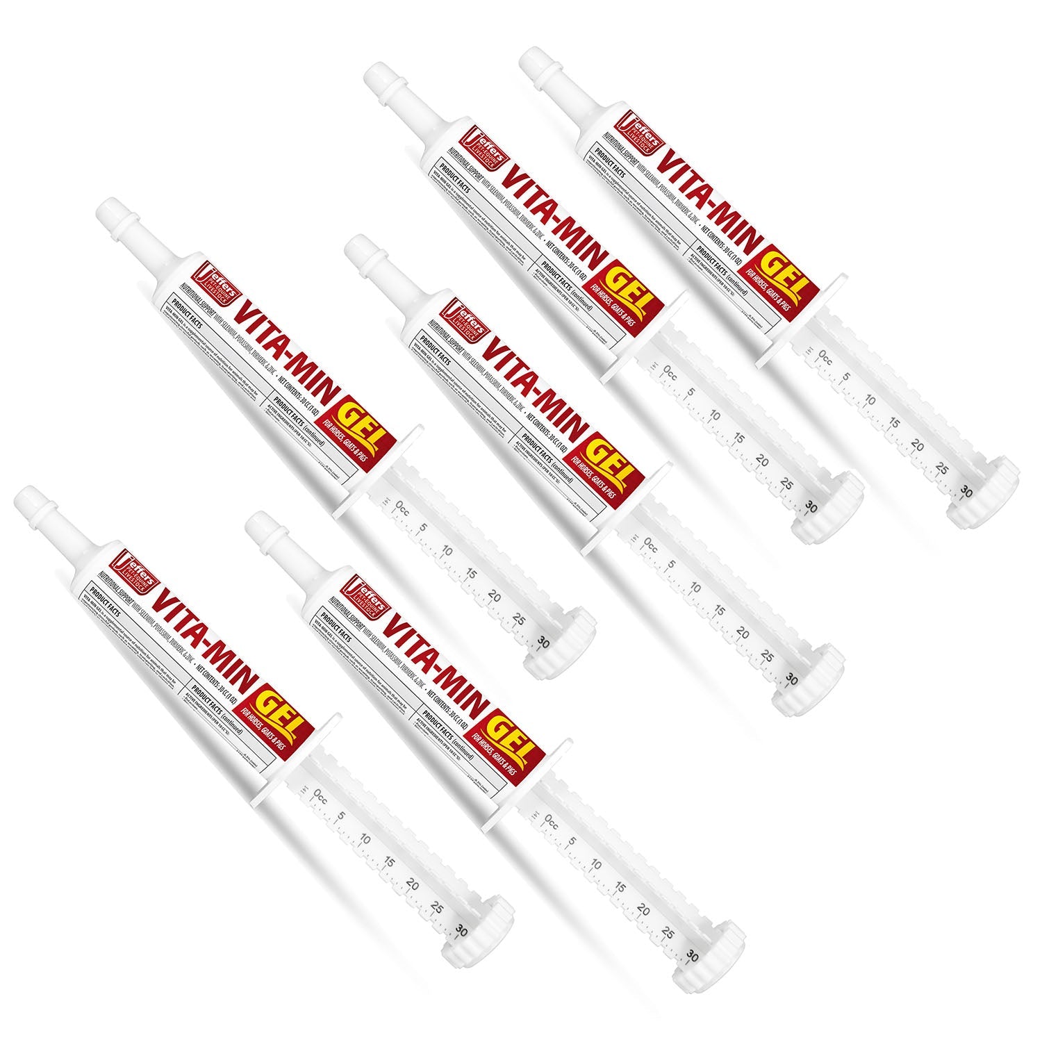 Image of Jeffers Vita-Min Gel with Vit E & B12 for Cattle, Horses, Sheep, Goats & Swine