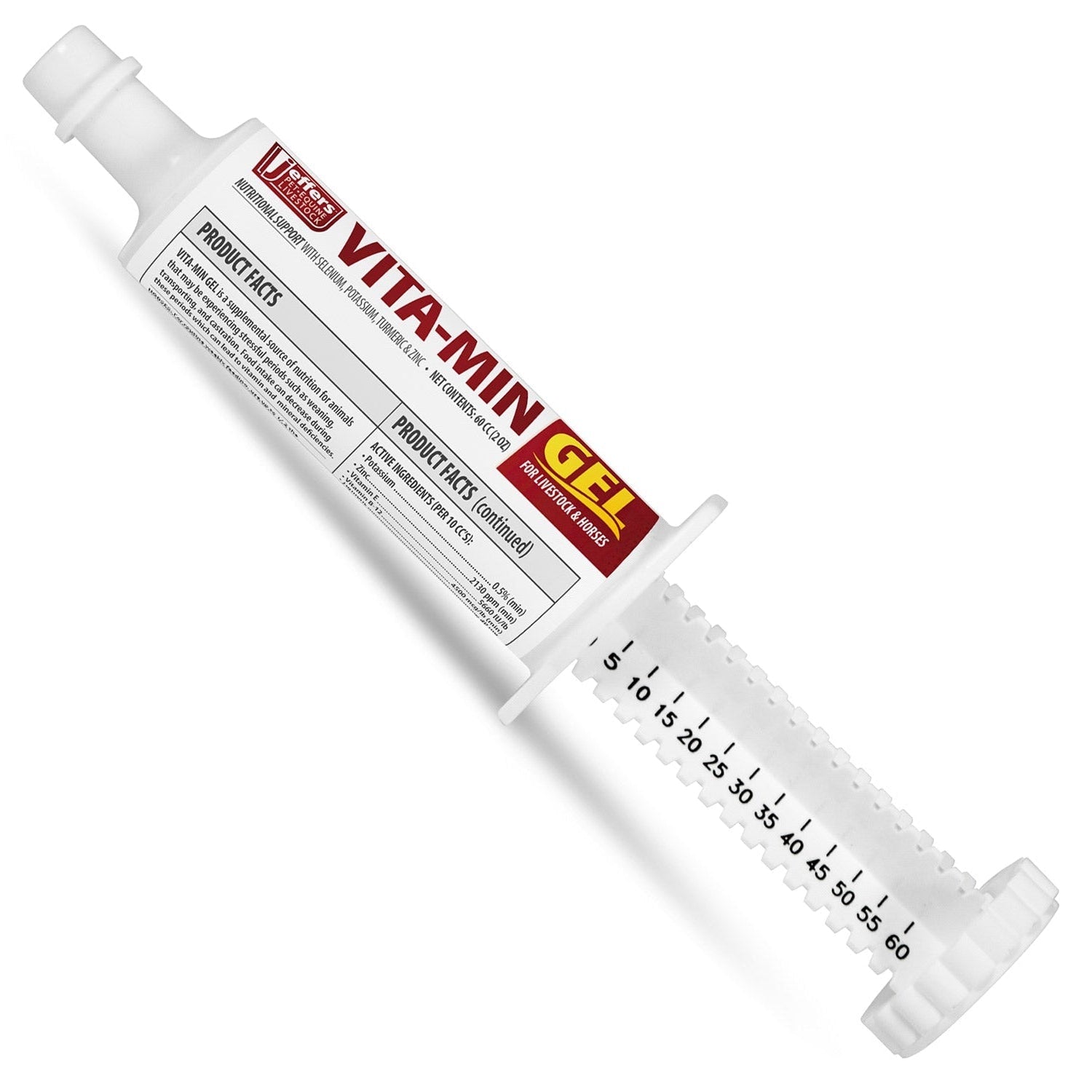 Image of Jeffers Vita-Min Gel with Vit E & B12 for Cattle, Horses, Sheep, Goats & Swine