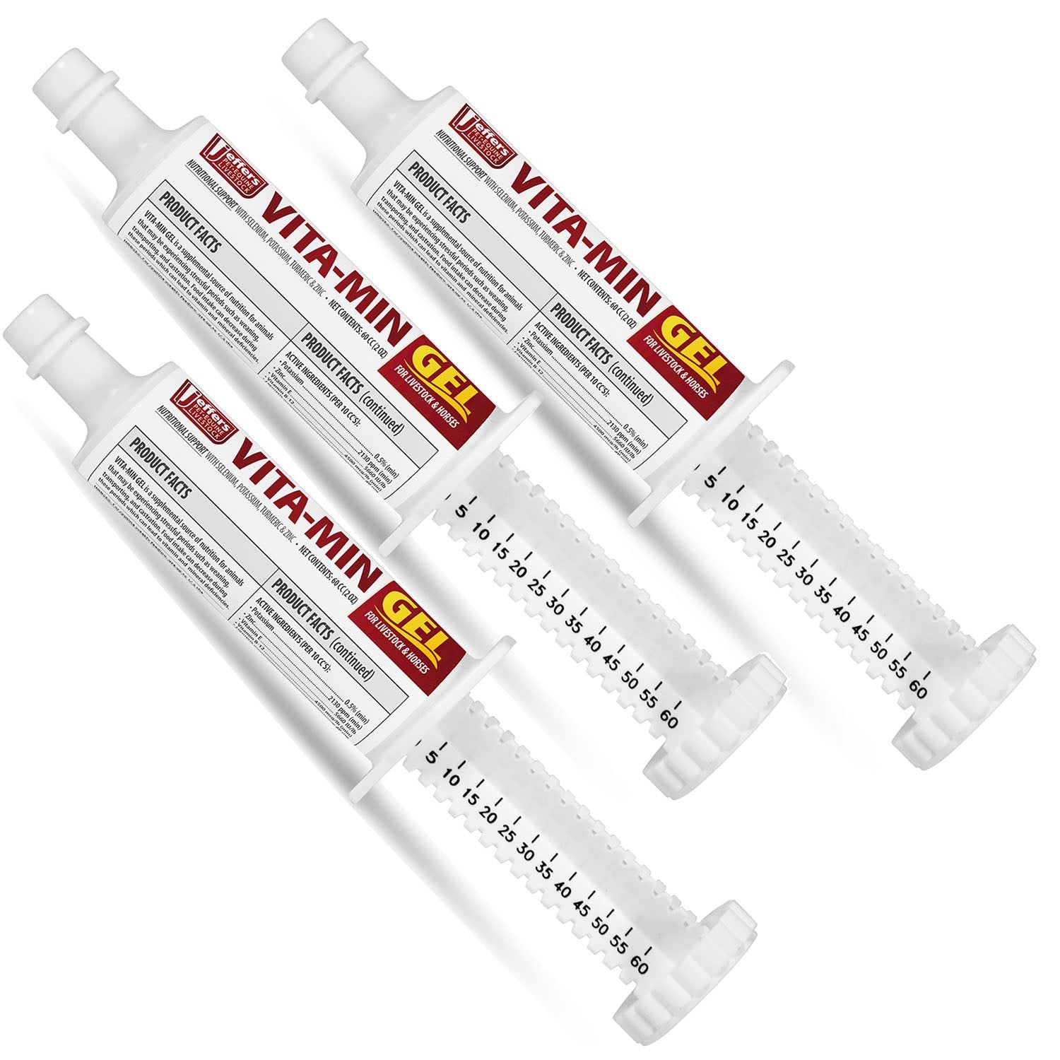 Image of Jeffers Vita-Min Gel with Vit E & B12 for Cattle, Horses, Sheep, Goats & Swine