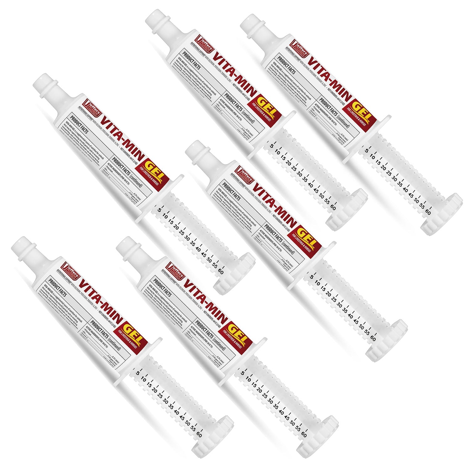Image of Jeffers Vita-Min Gel with Vit E & B12 for Cattle, Horses, Sheep, Goats & Swine